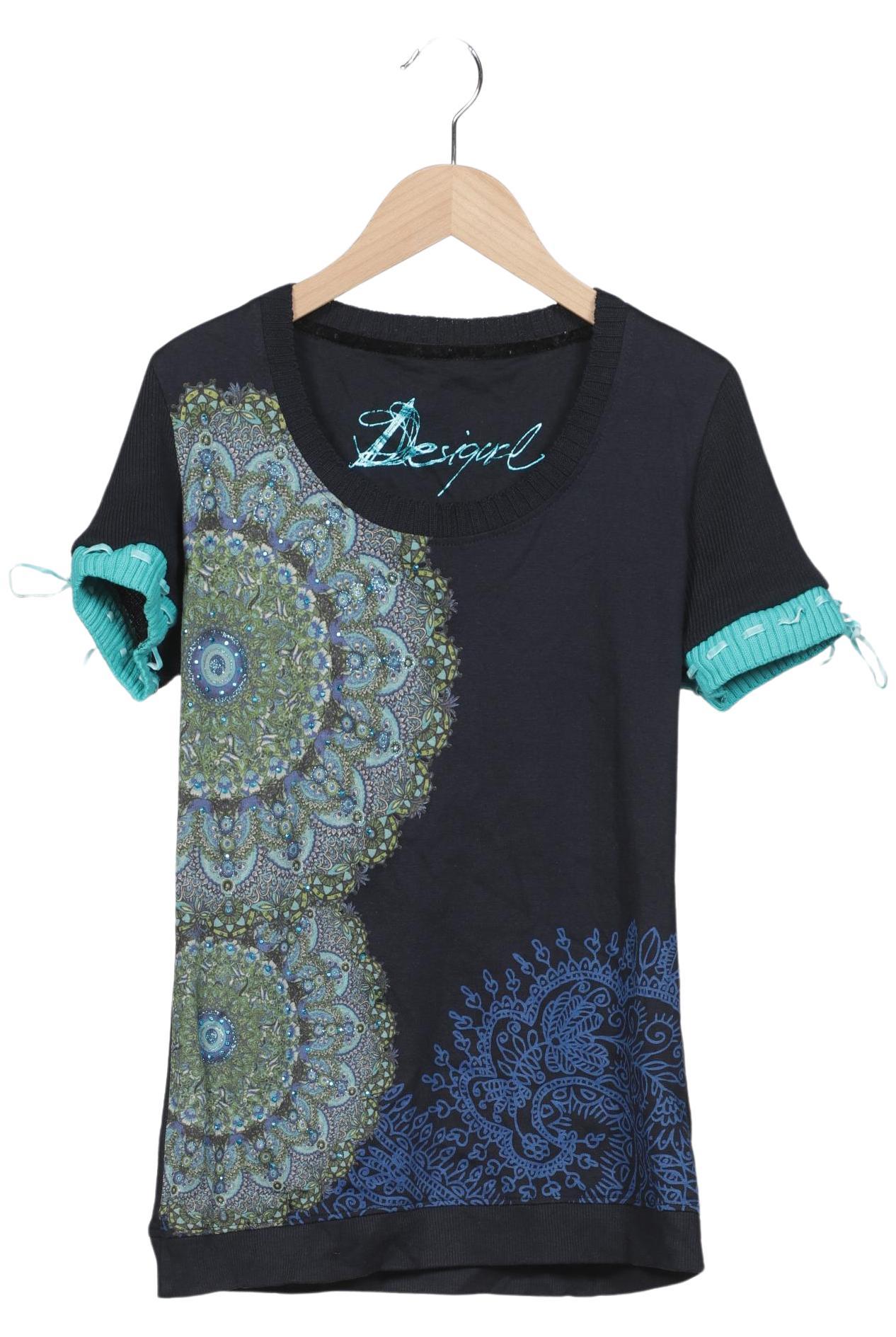 

Desigual Damen T-Shirt, marineblau, Gr. 38