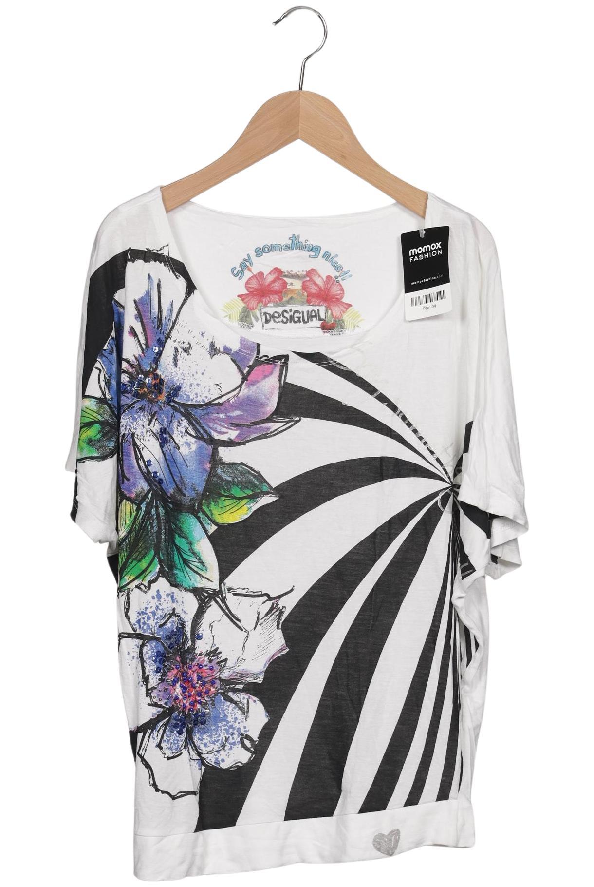 

Desigual Damen T-Shirt, weiß, Gr. 36