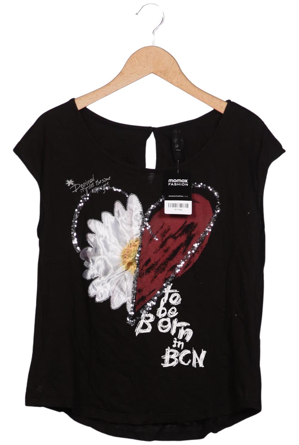 

Desigual Damen T-Shirt, schwarz, Gr. 42