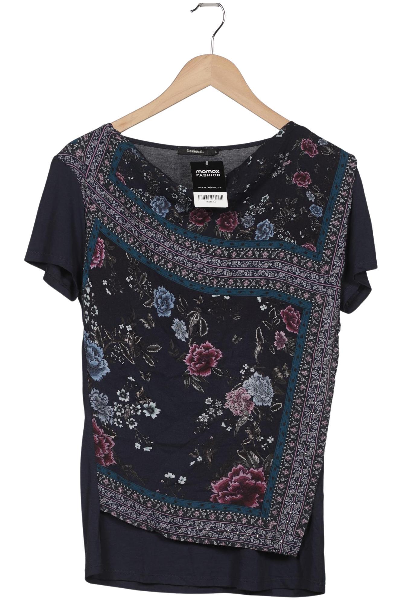 

Desigual Damen T-Shirt, marineblau, Gr. 42