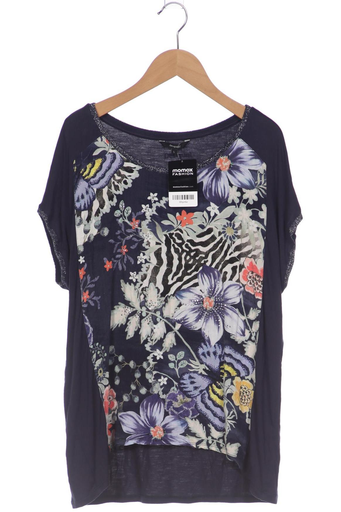 

Desigual Damen T-Shirt, marineblau, Gr. 42