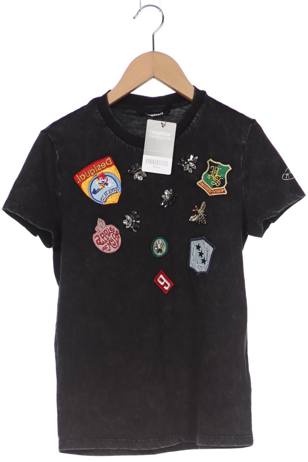 

Desigual Damen T-Shirt, schwarz, Gr. 34