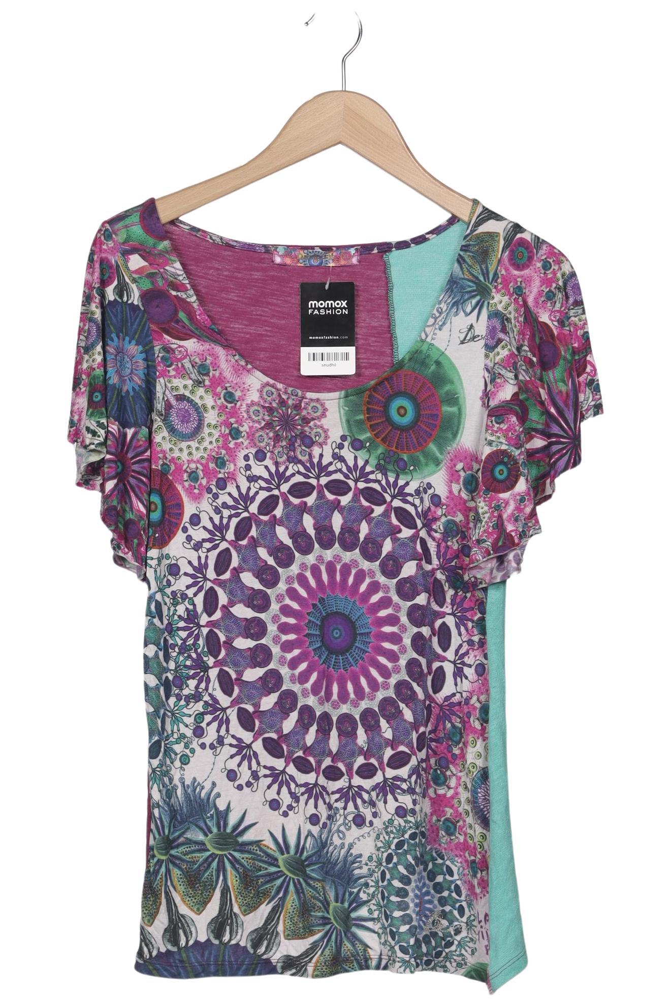 

Desigual Damen T-Shirt, mehrfarbig, Gr. 44