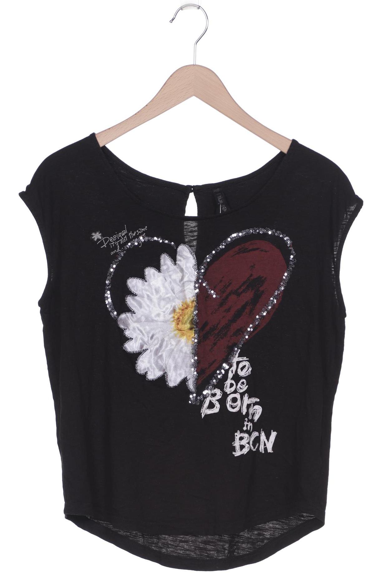 

Desigual Damen T-Shirt, schwarz