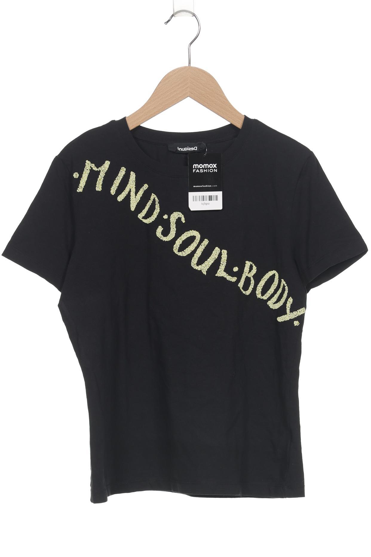 

Desigual Damen T-Shirt, schwarz, Gr. 38