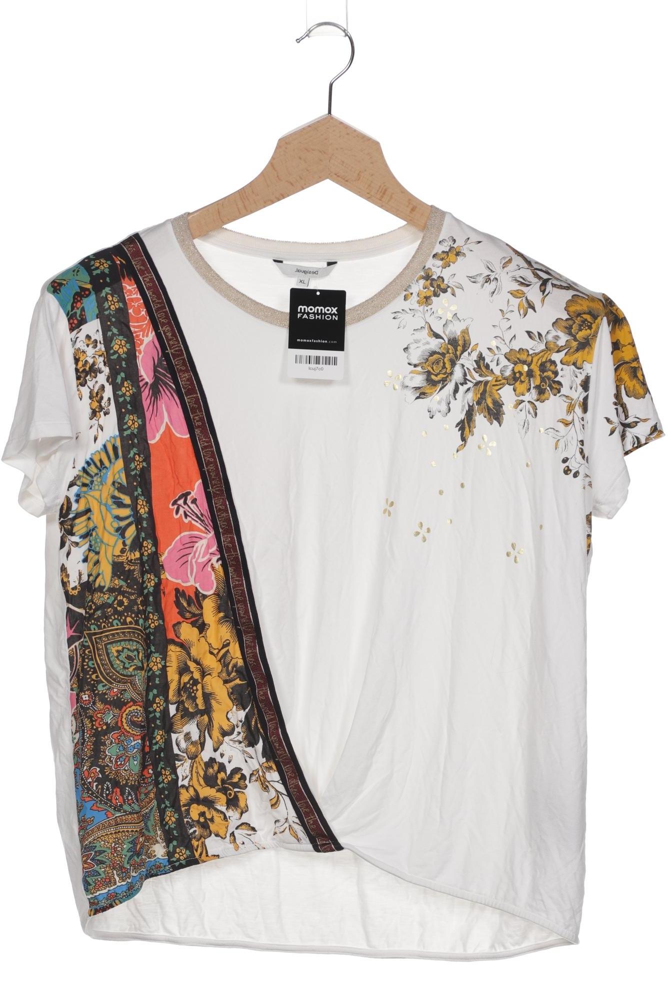 

Desigual Damen T-Shirt, weiß, Gr. 44