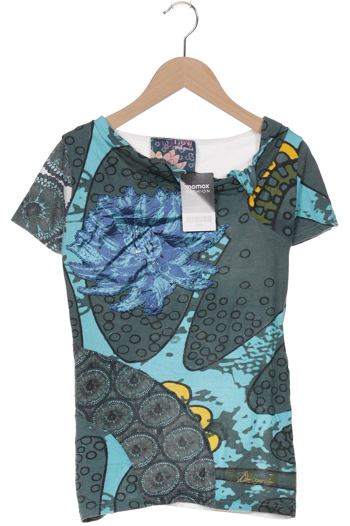 

Desigual Damen T-Shirt, grün, Gr. 36