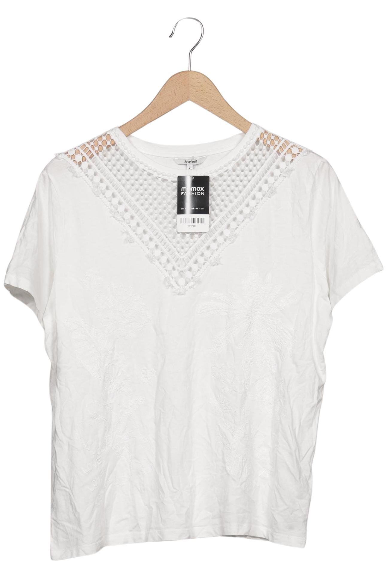 

Desigual Damen T-Shirt, weiß, Gr. 44