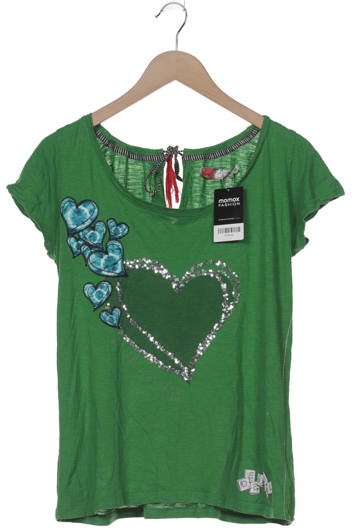 

Desigual Damen T-Shirt, grün, Gr. 44