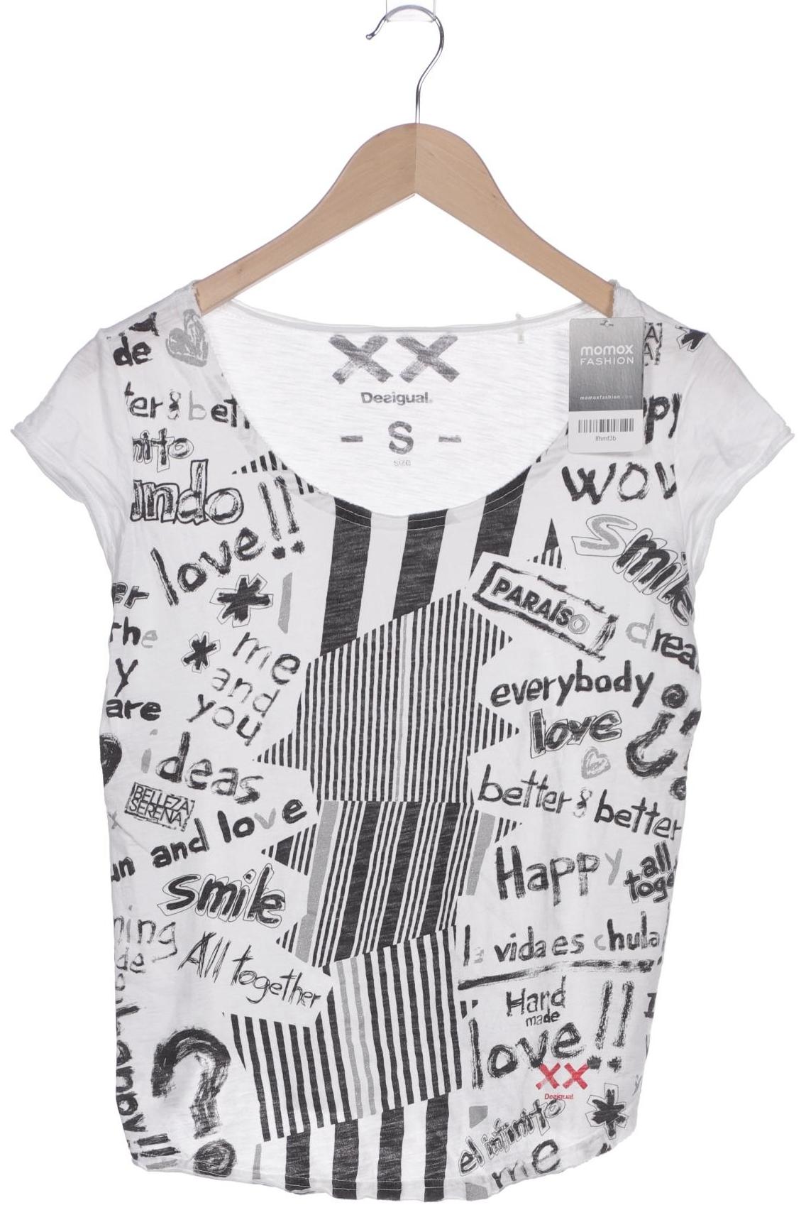 

Desigual Damen T-Shirt, weiß, Gr. 36
