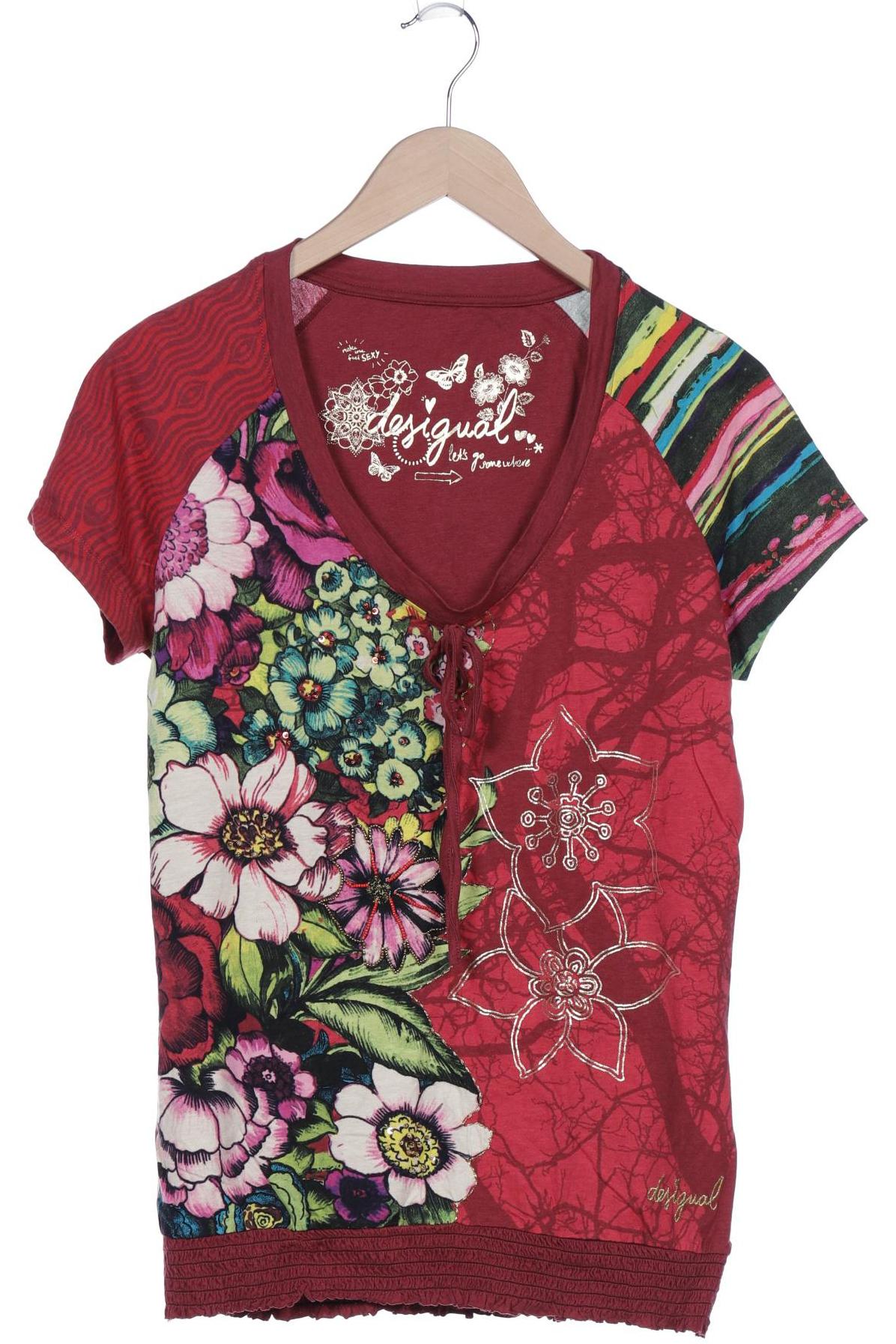 

Desigual Damen T-Shirt, bordeaux