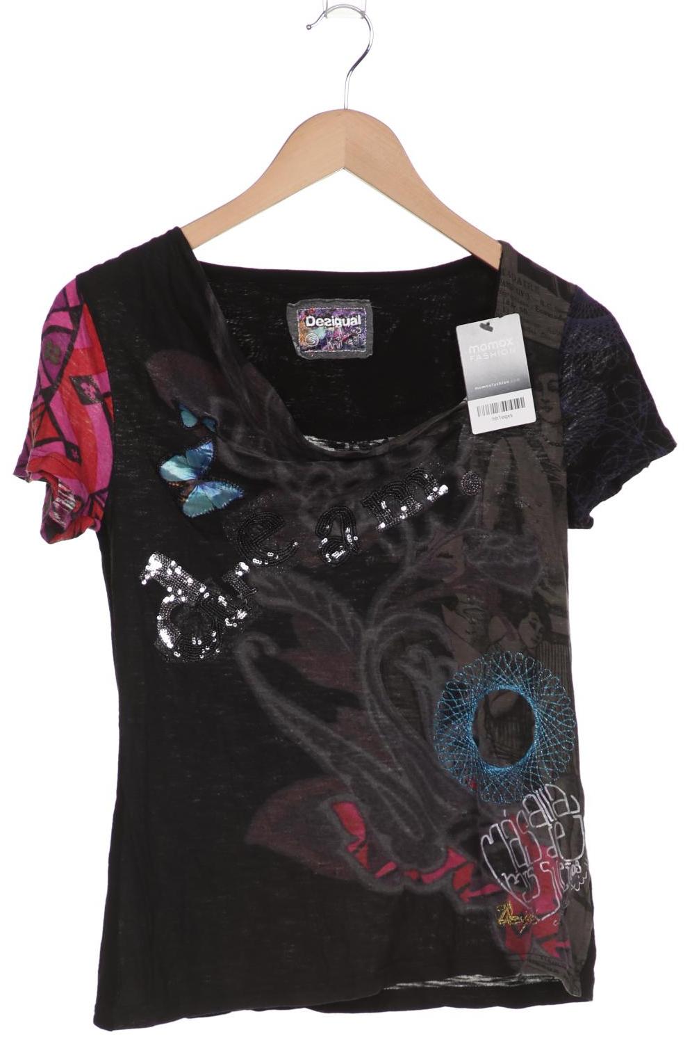 

Desigual Damen T-Shirt, schwarz, Gr. 36