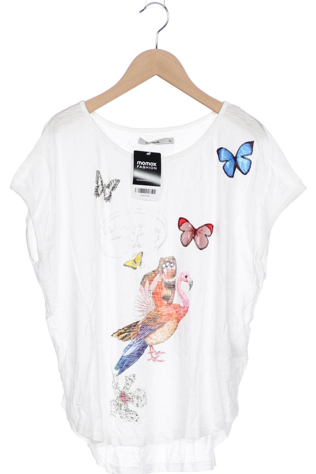 

Desigual Damen T-Shirt, weiß, Gr. 44