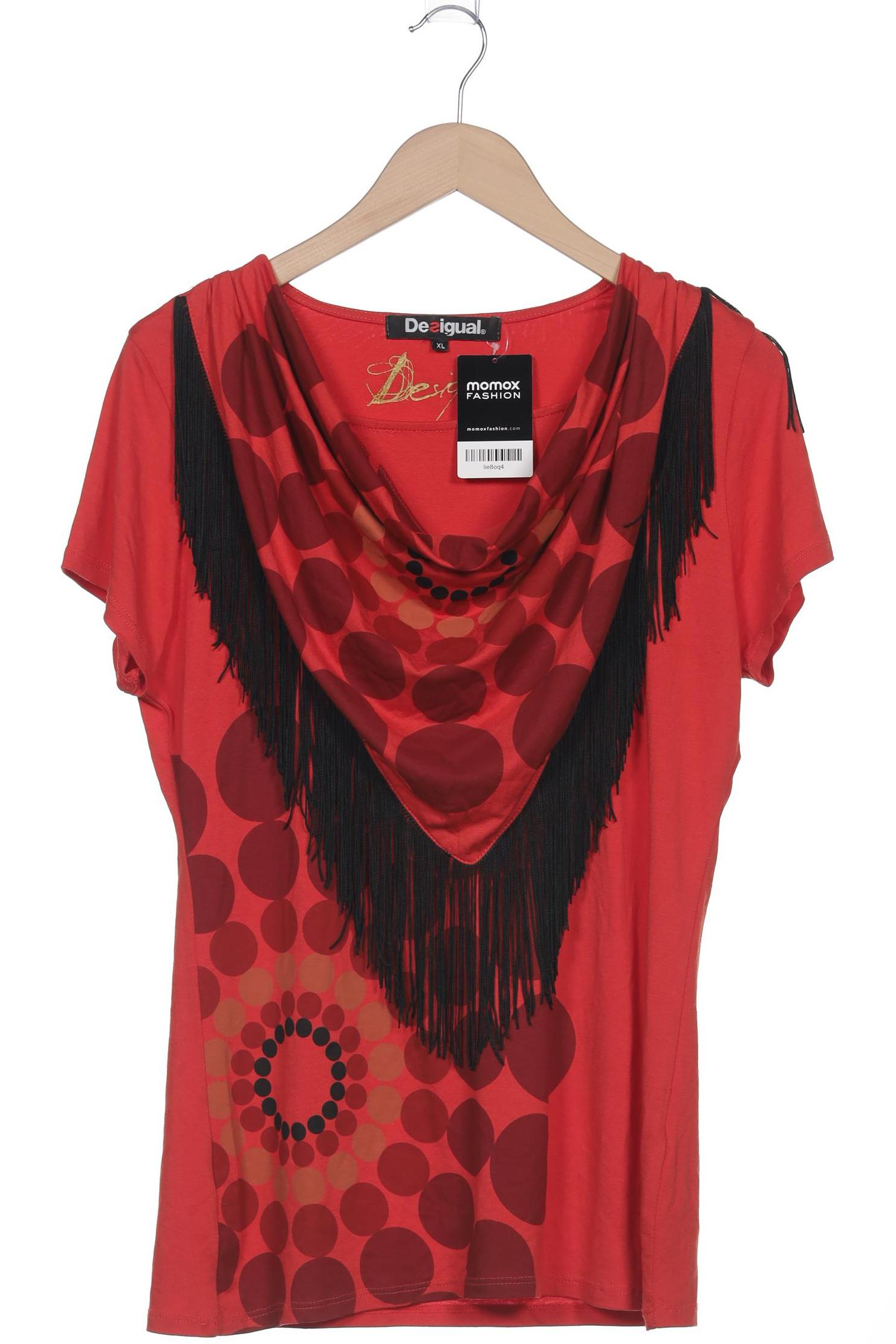 

Desigual Damen T-Shirt, rot, Gr. 44