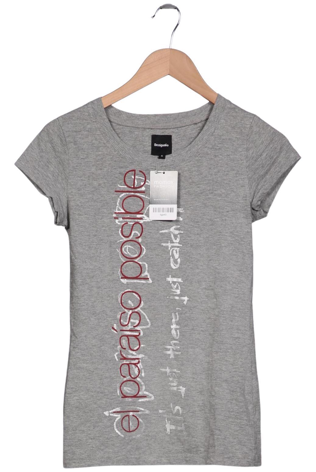 

Desigual Damen T-Shirt, grau, Gr. 36