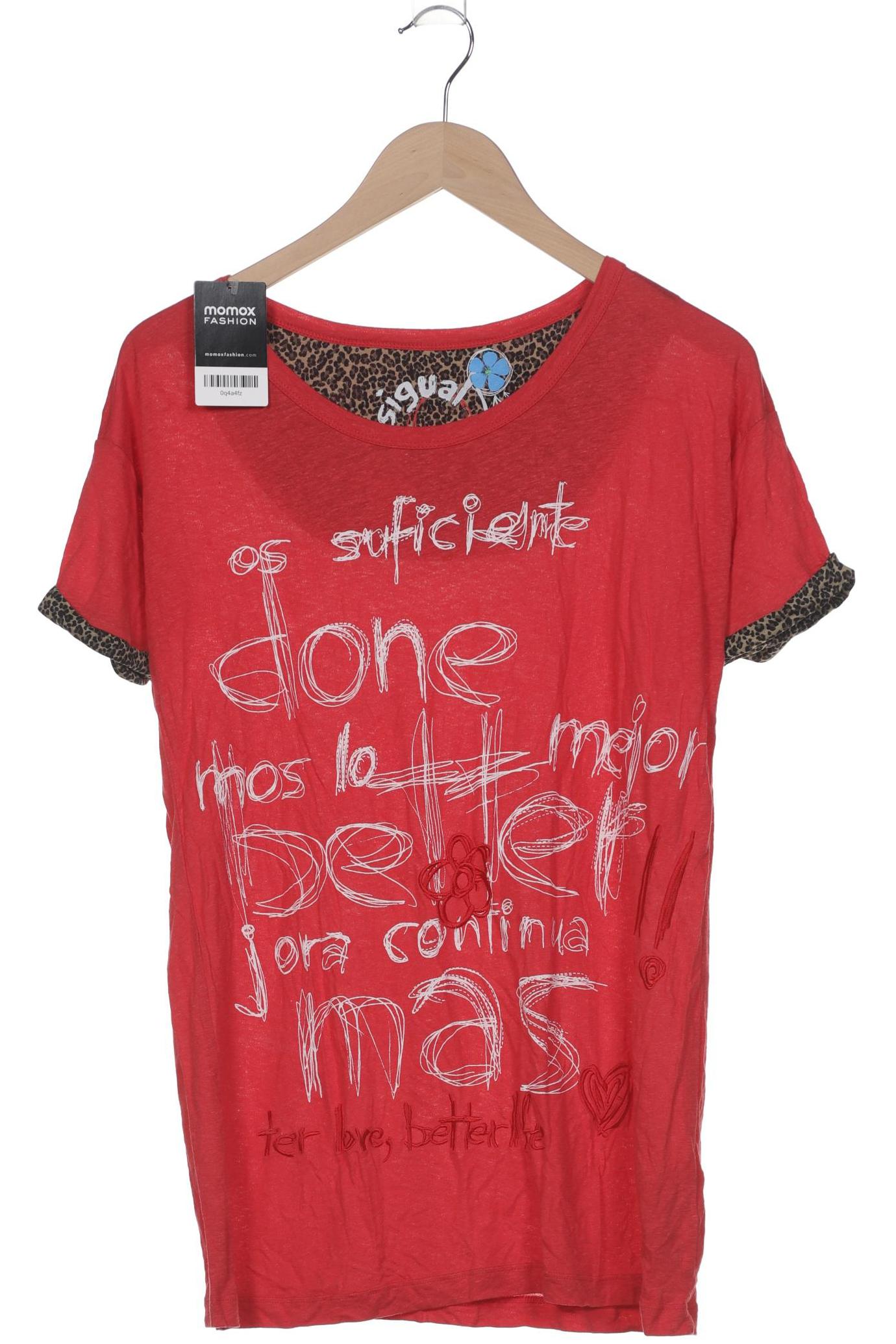 

Desigual Damen T-Shirt, rot, Gr. 38