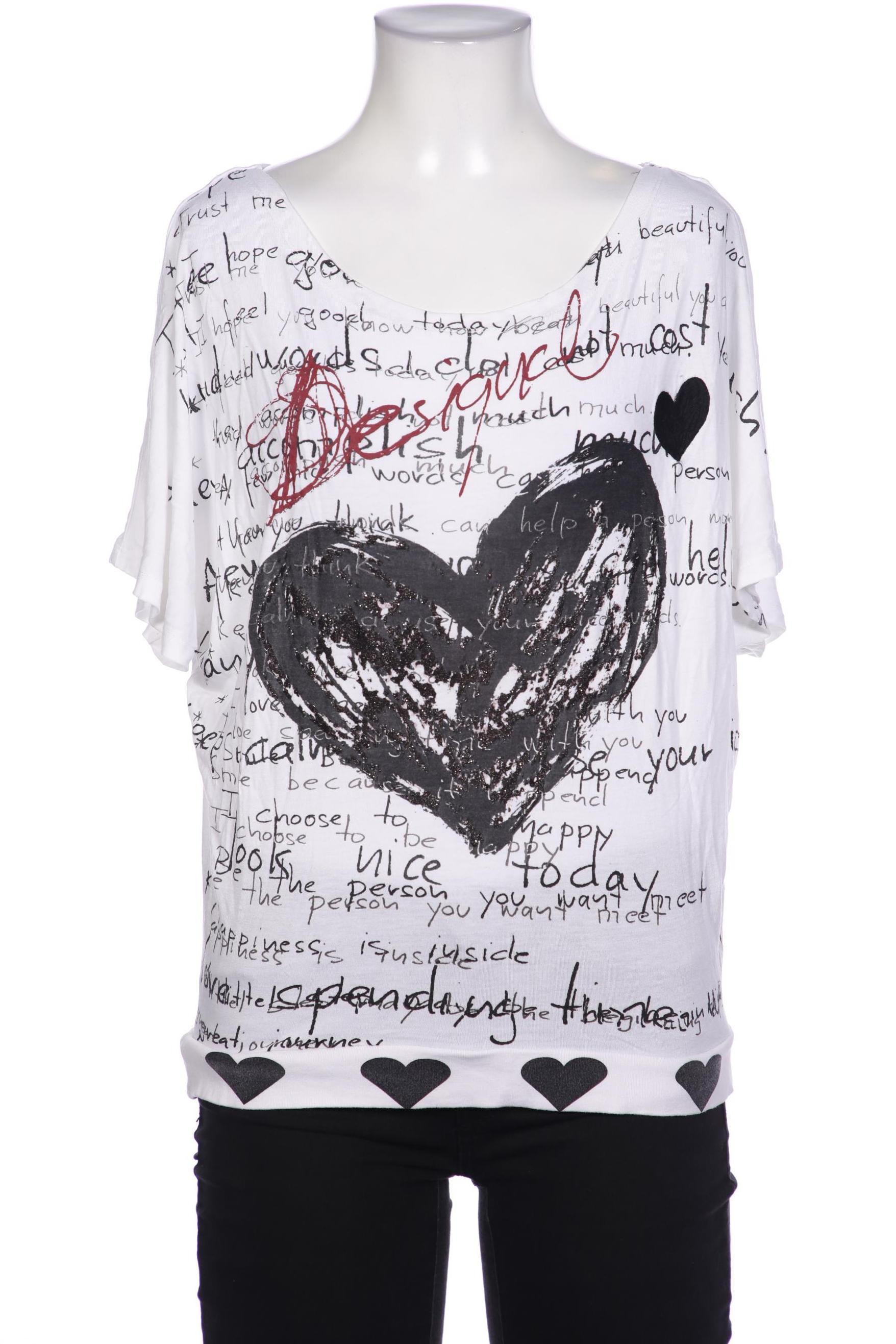 

Desigual Damen T-Shirt, weiß, Gr. 36