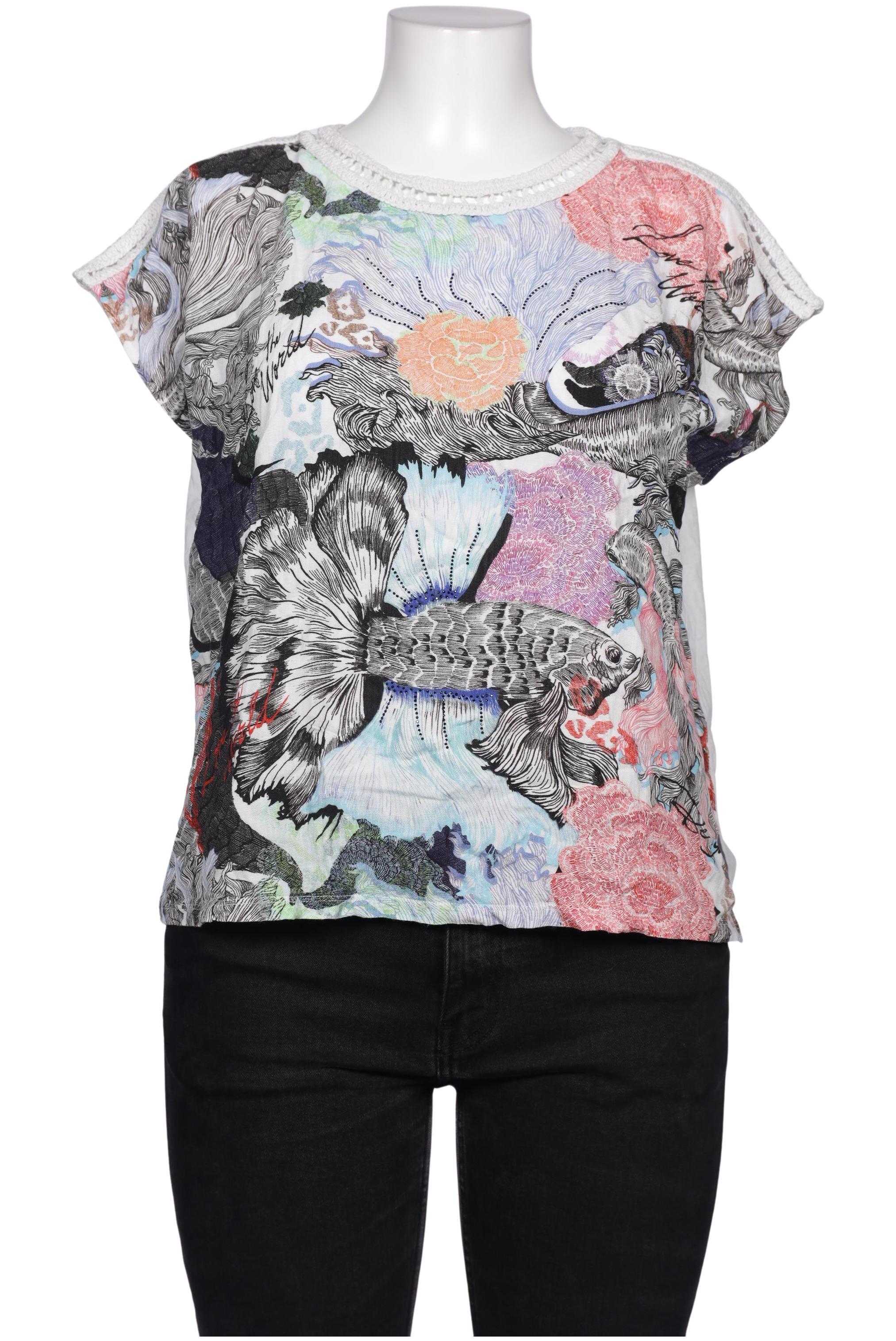 

Desigual Damen T-Shirt, weiß, Gr. 44
