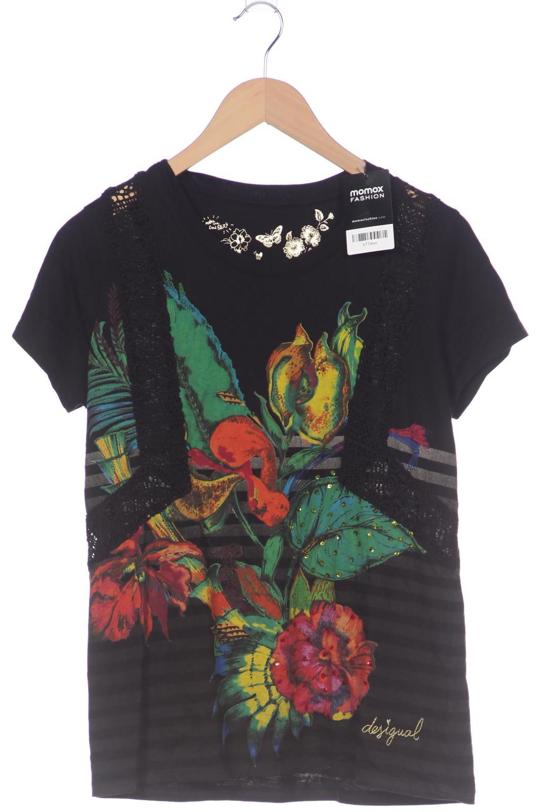 

Desigual Damen T-Shirt, schwarz, Gr. 42