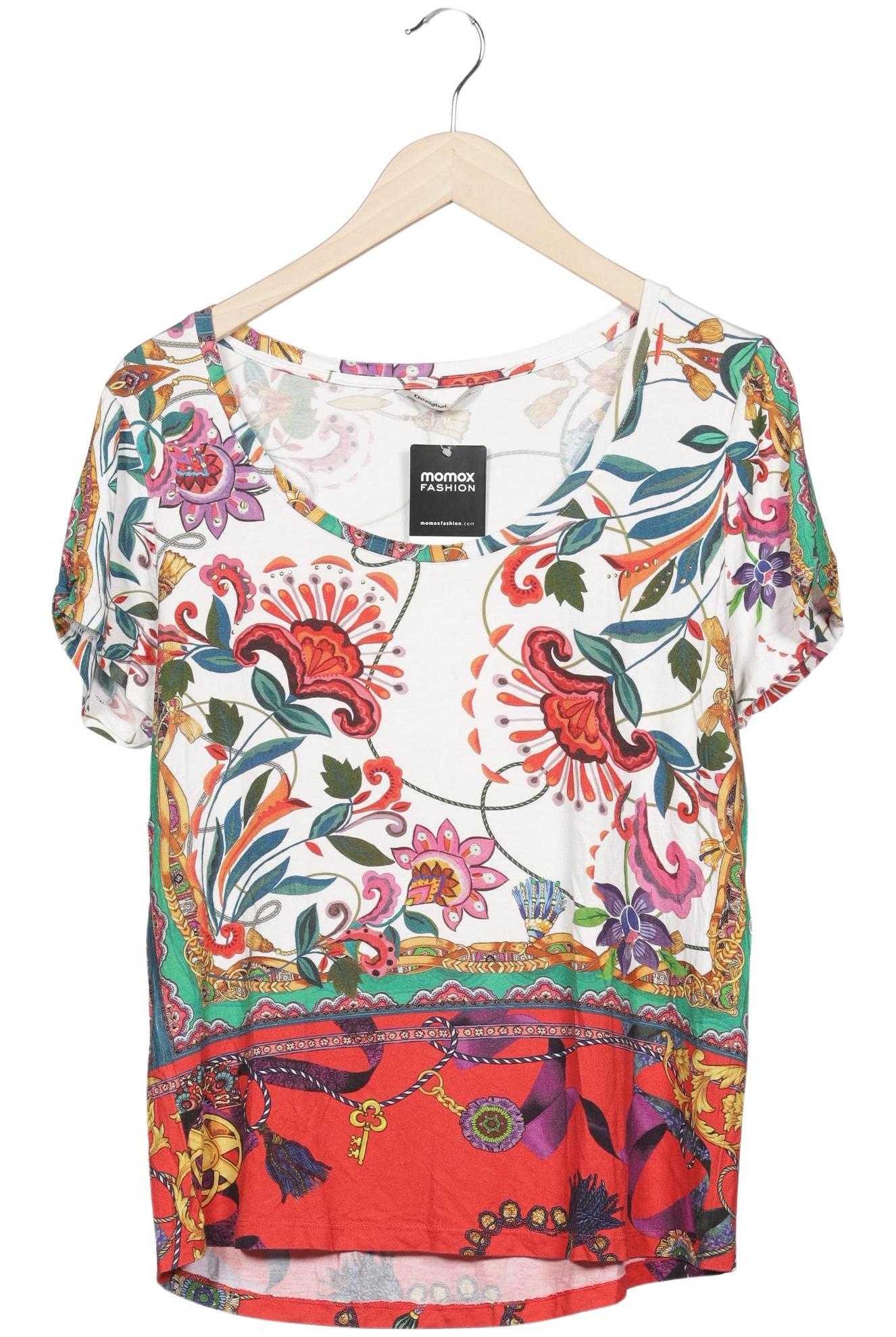 

Desigual Damen T-Shirt, mehrfarbig, Gr. 44