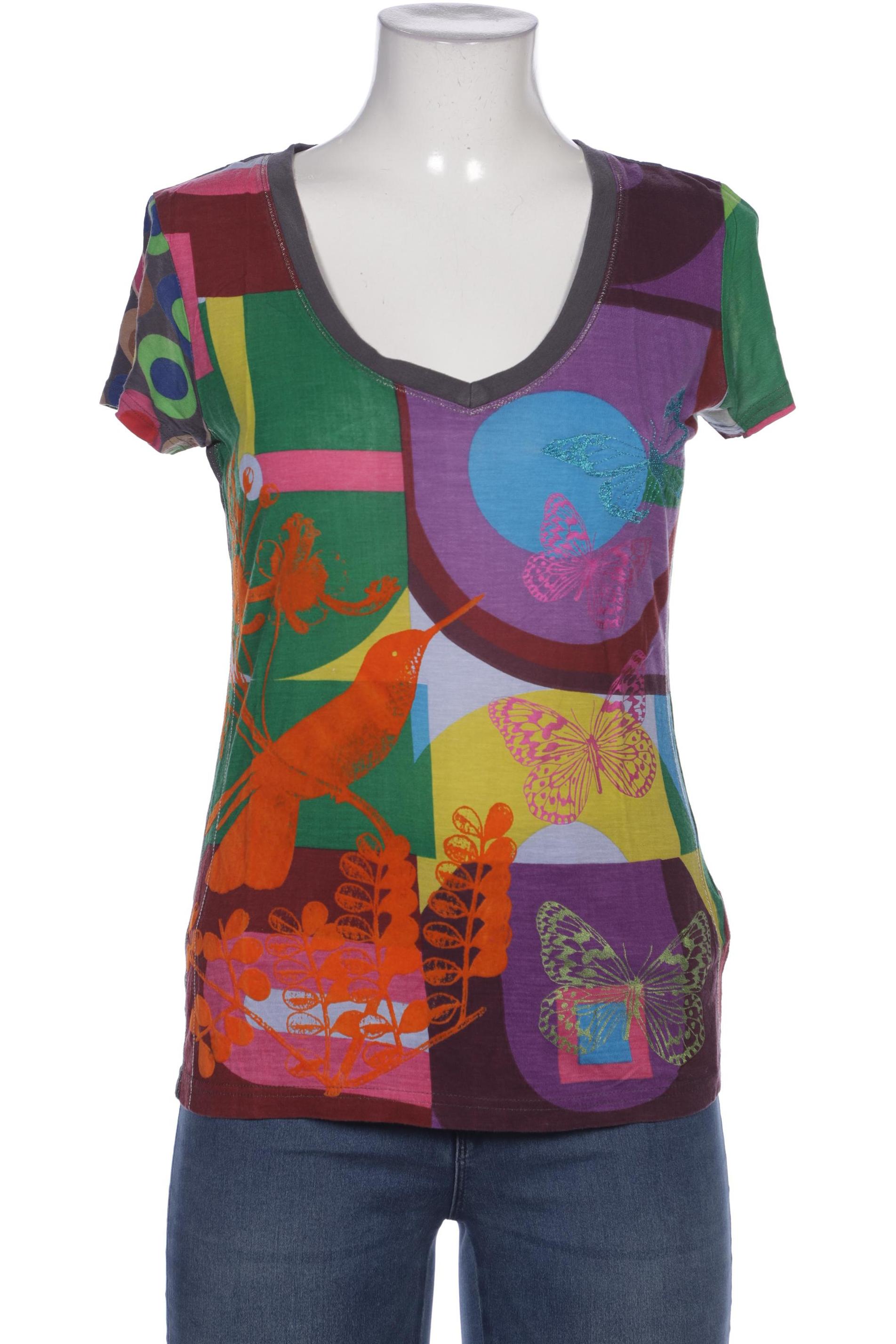 

Desigual Damen T-Shirt, mehrfarbig, Gr. 42