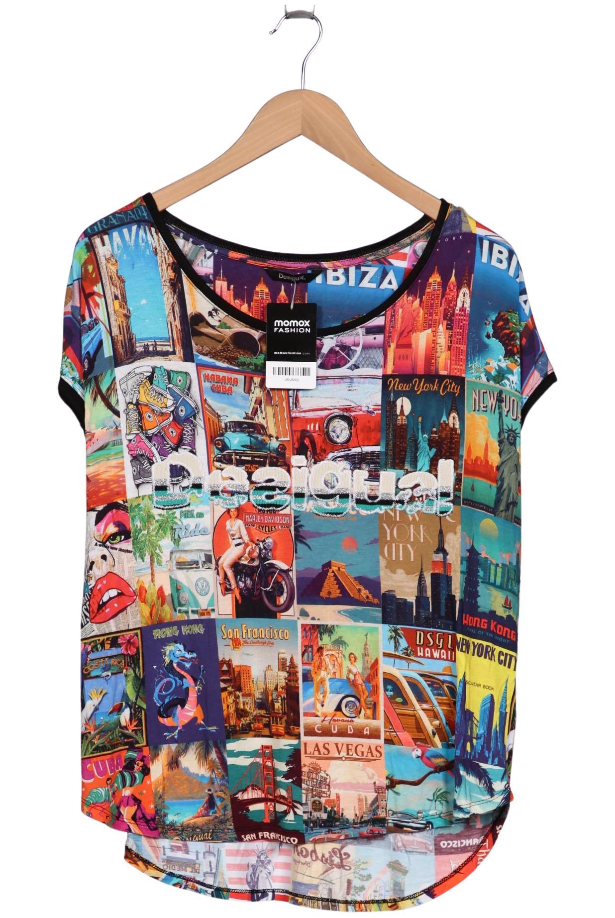 

Desigual Damen T-Shirt, mehrfarbig, Gr. 42