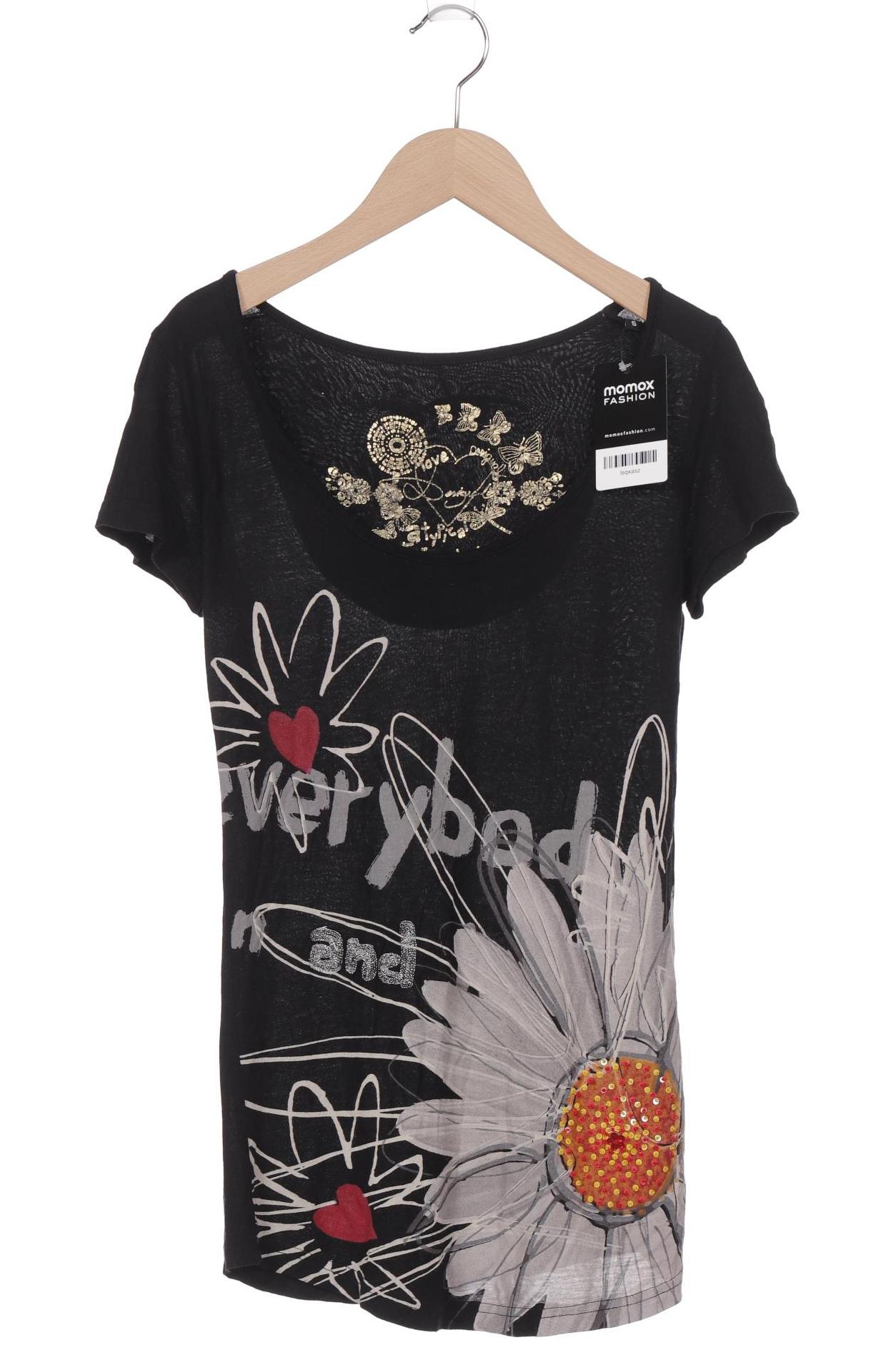 

Desigual Damen T-Shirt, schwarz