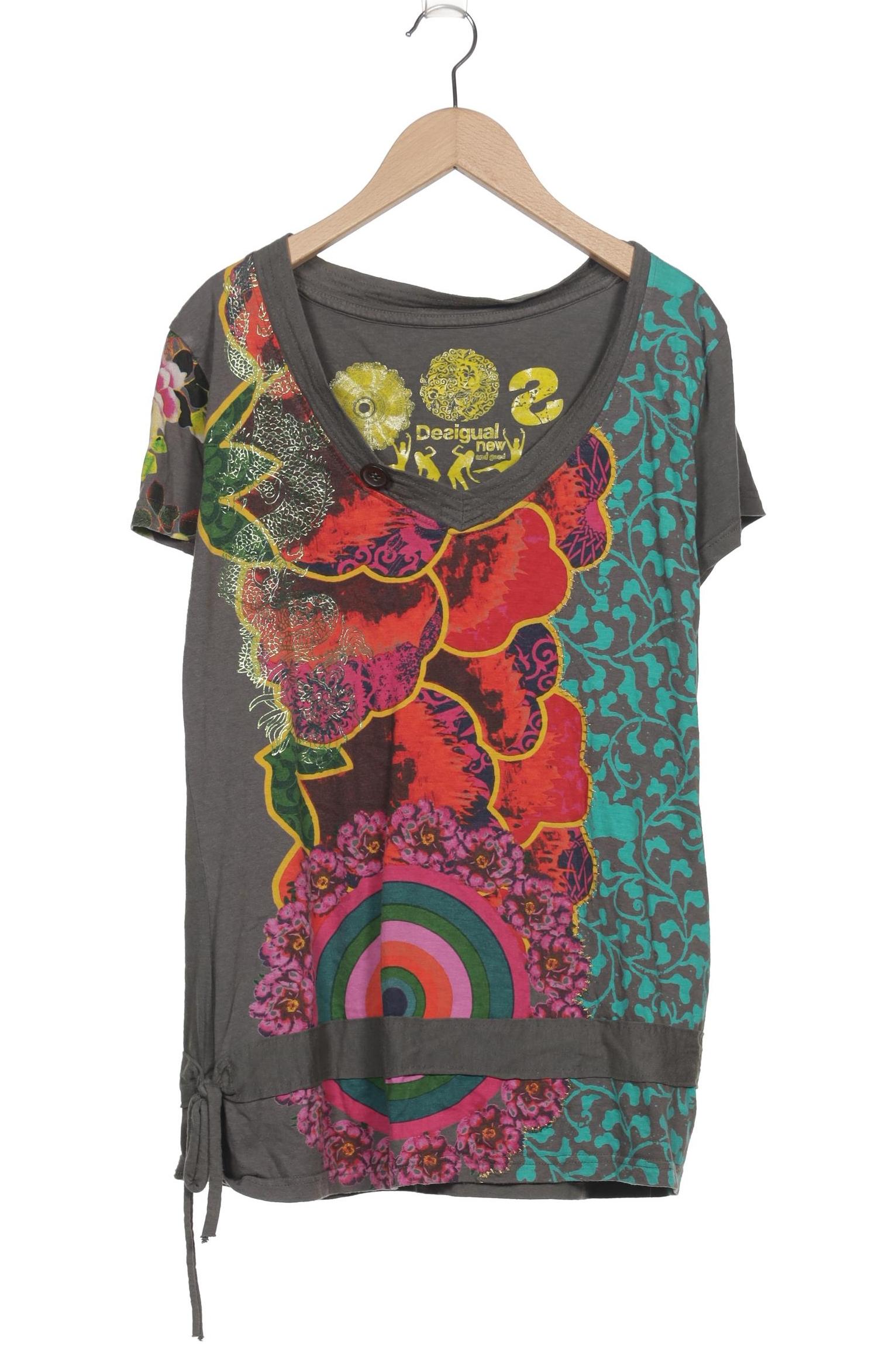 

Desigual Damen T-Shirt, mehrfarbig, Gr. 44