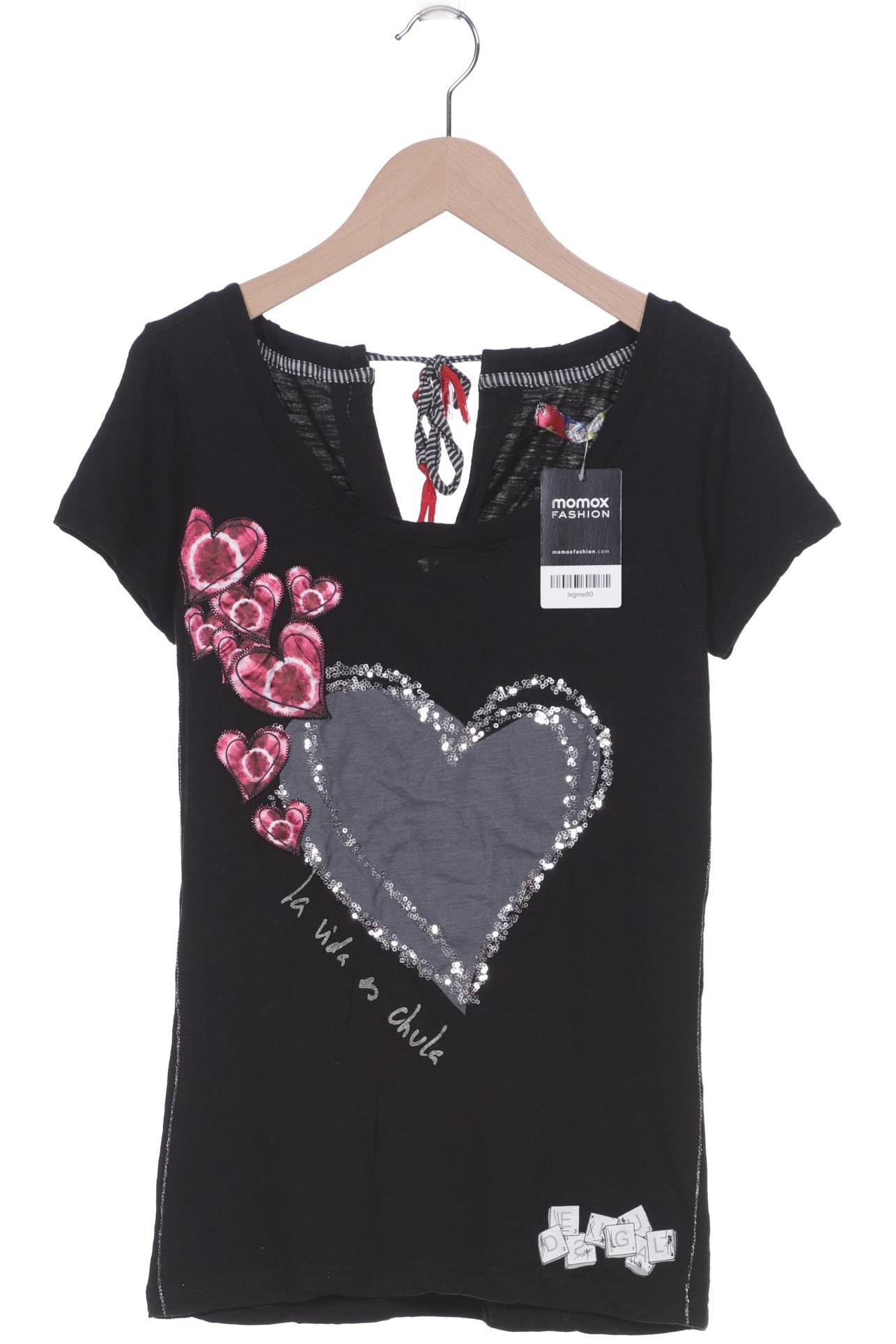 

Desigual Damen T-Shirt, schwarz