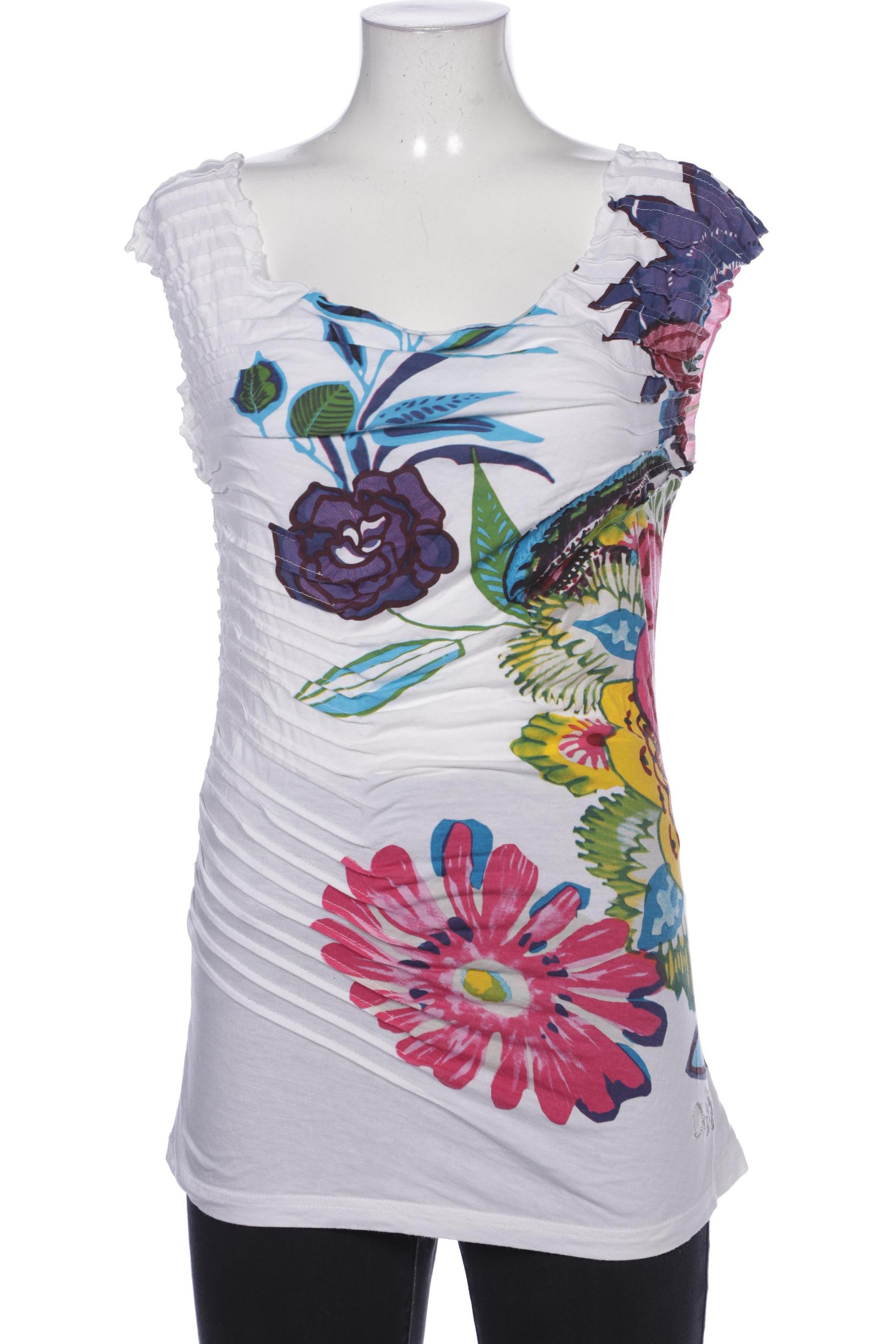 

Desigual Damen T-Shirt, weiß, Gr. 42