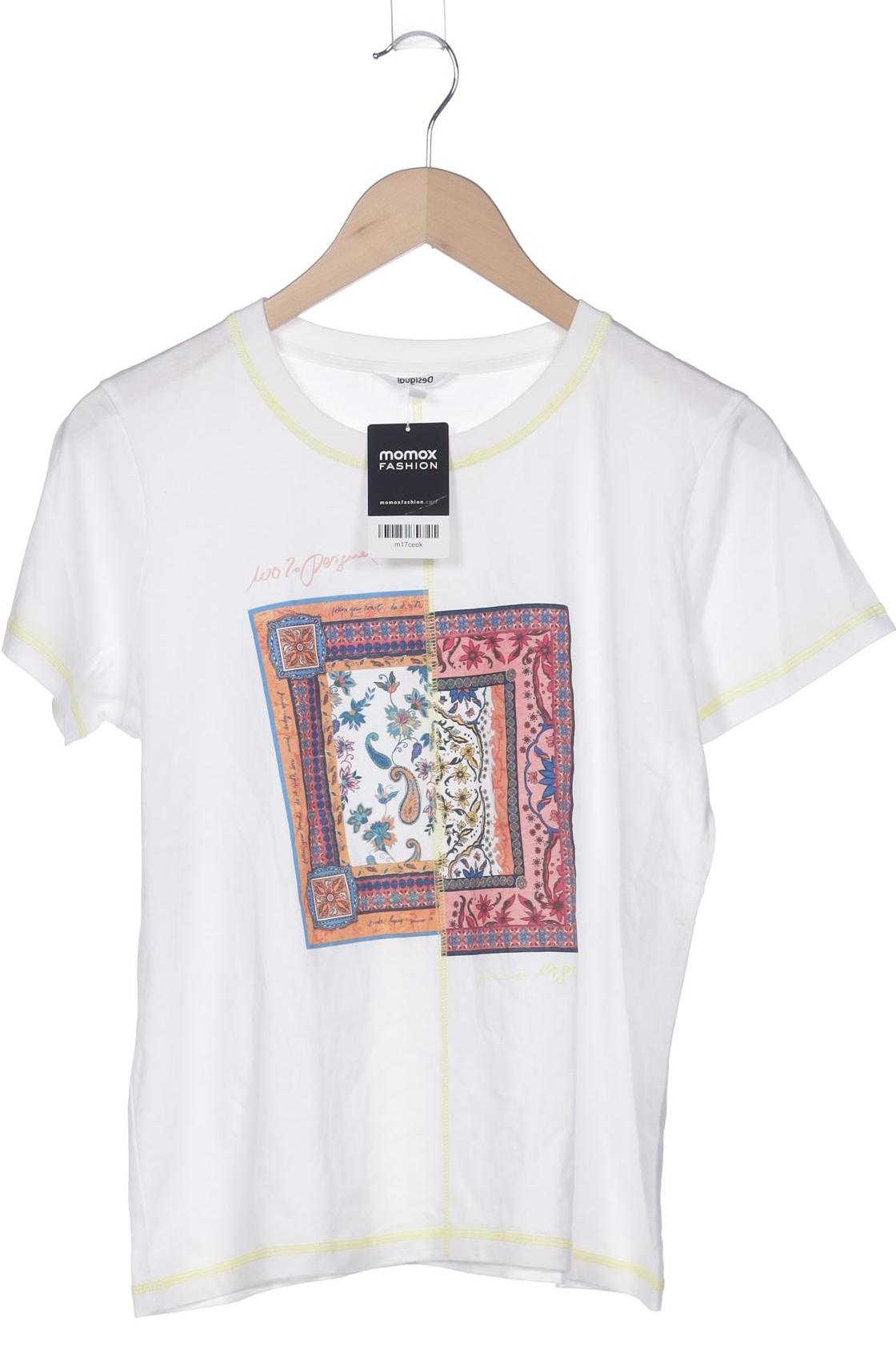 

Desigual Damen T-Shirt, weiß, Gr. 36