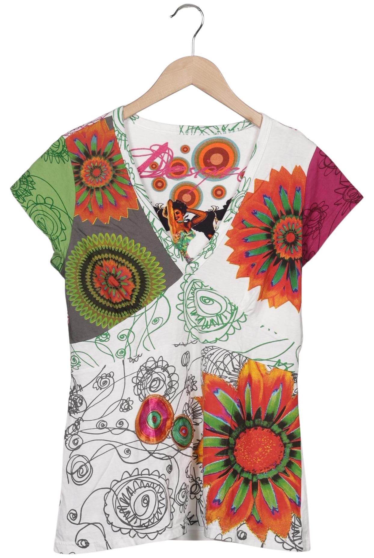 

Desigual Damen T-Shirt, mehrfarbig, Gr. 44