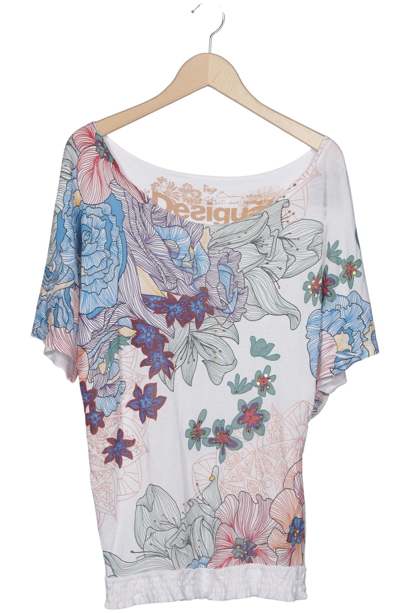 

Desigual Damen T-Shirt, weiß, Gr. 38