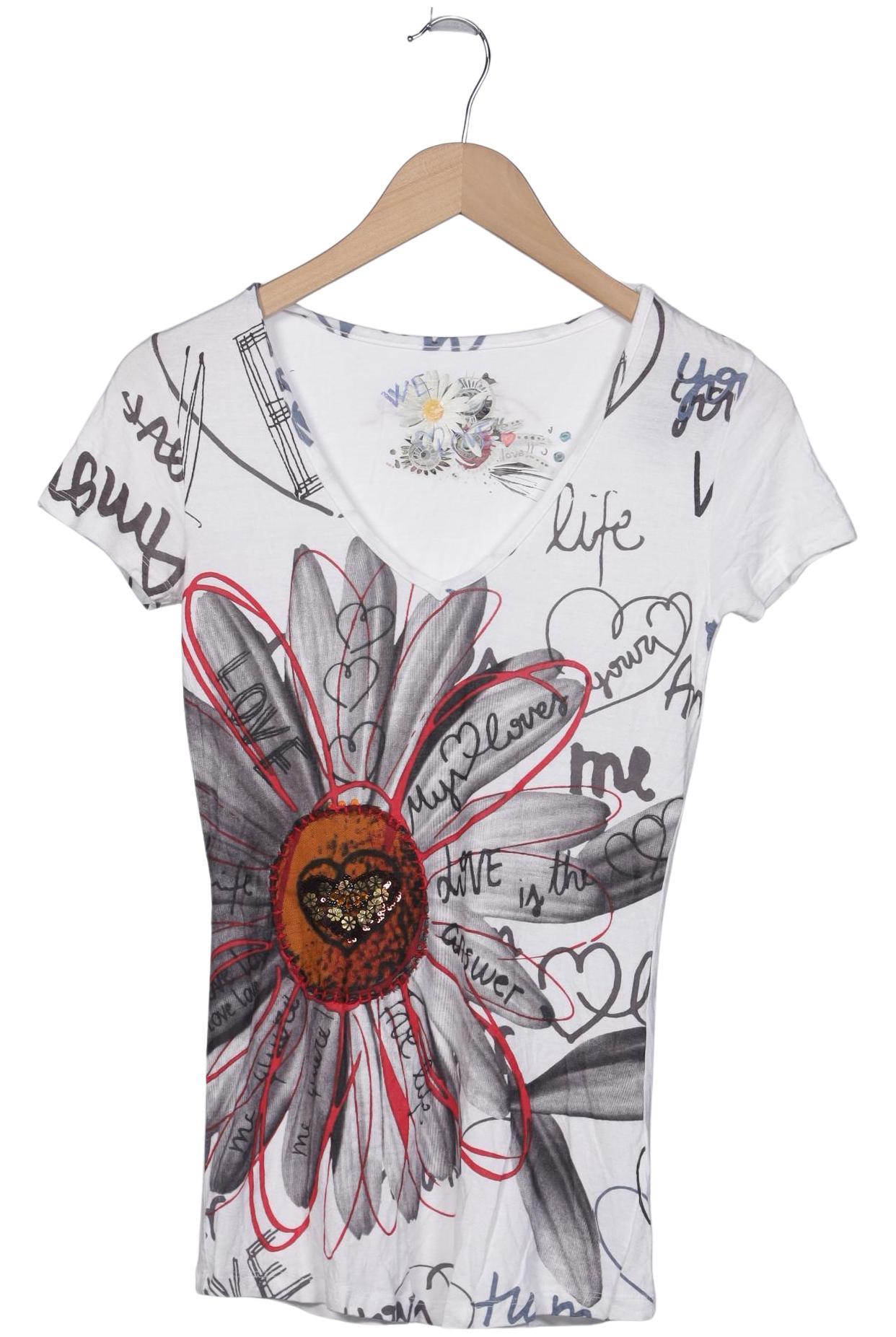 

Desigual Damen T-Shirt, weiß, Gr. 36