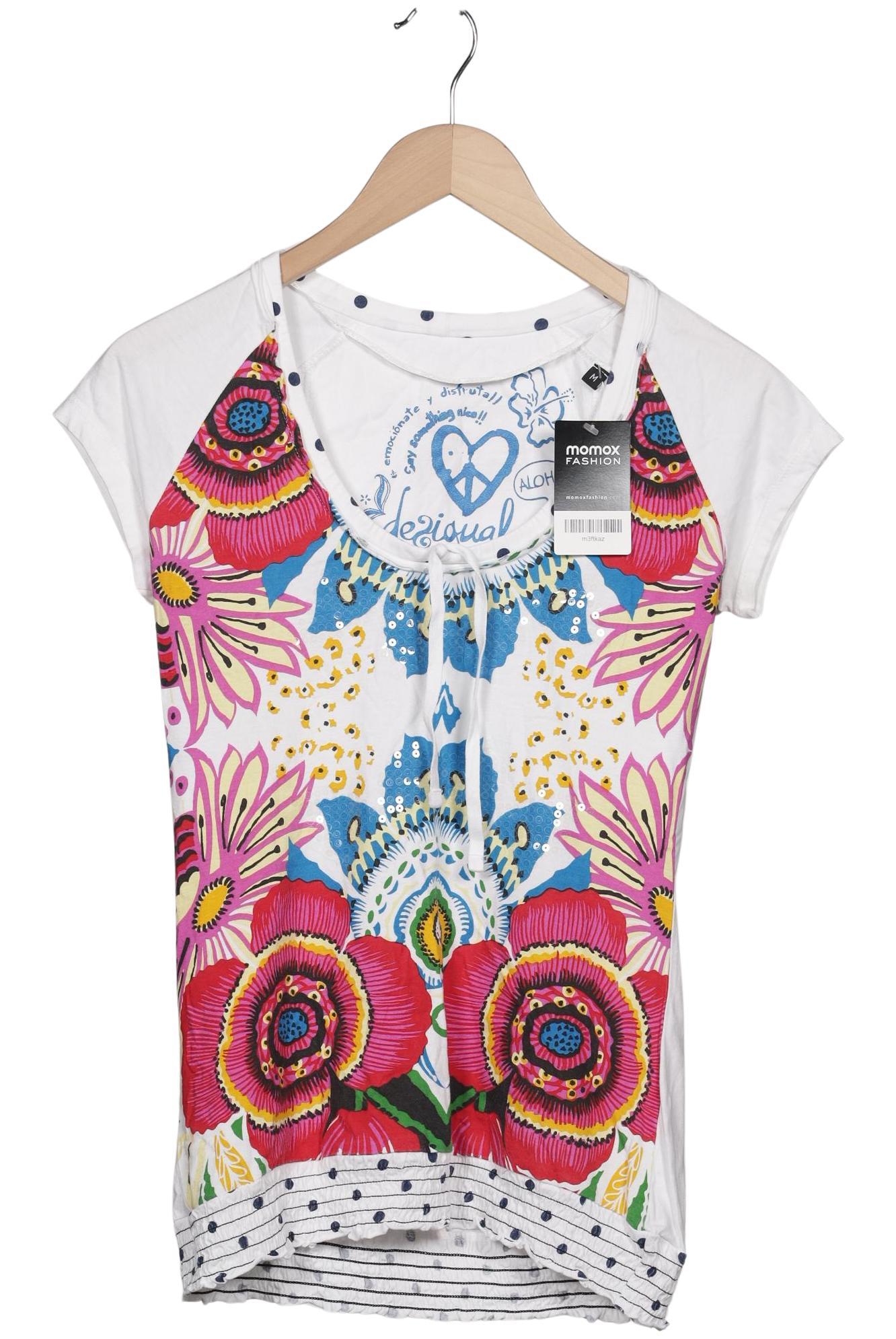 

Desigual Damen T-Shirt, weiß, Gr. 38