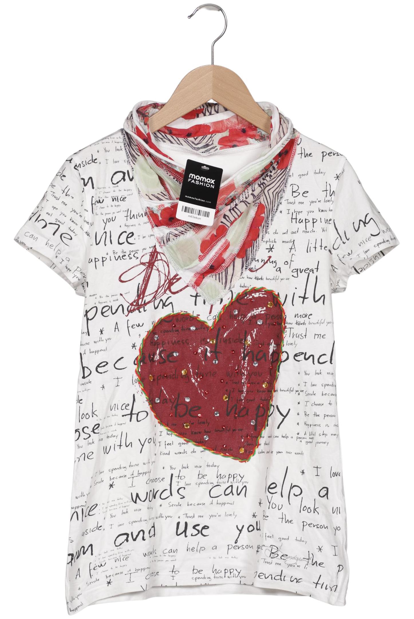 

Desigual Damen T-Shirt, weiß, Gr. 36
