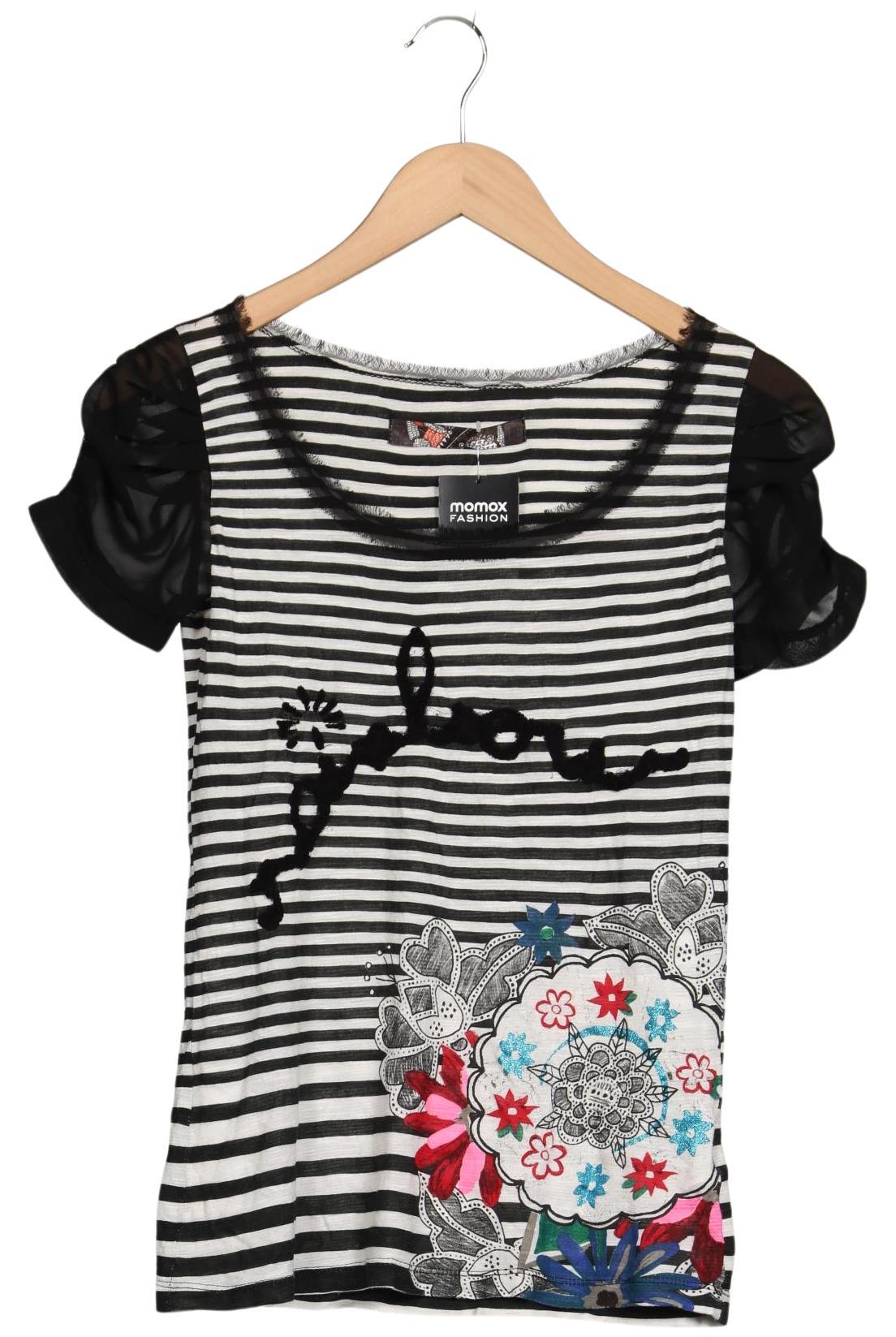 

Desigual Damen T-Shirt, schwarz, Gr. 34