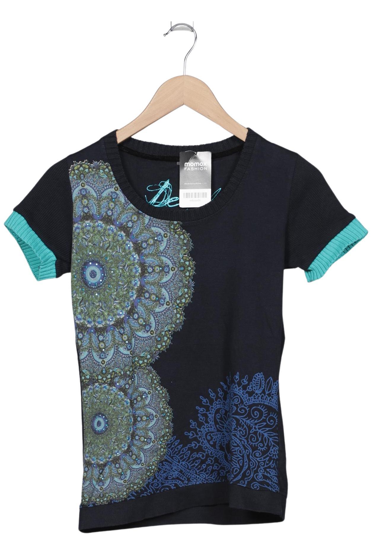 

Desigual Damen T-Shirt, marineblau, Gr. 36