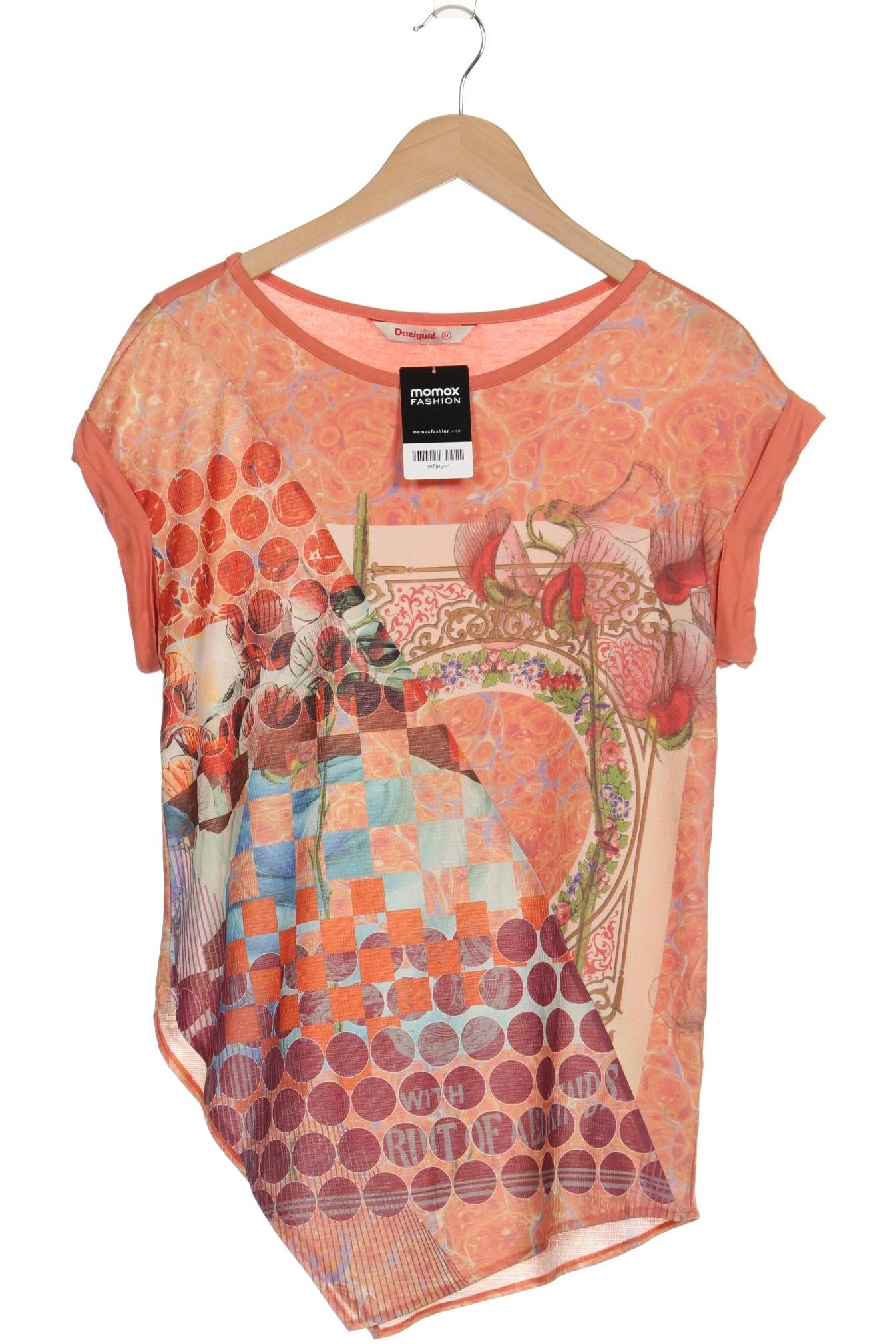 

Desigual Damen T-Shirt, orange, Gr. 38