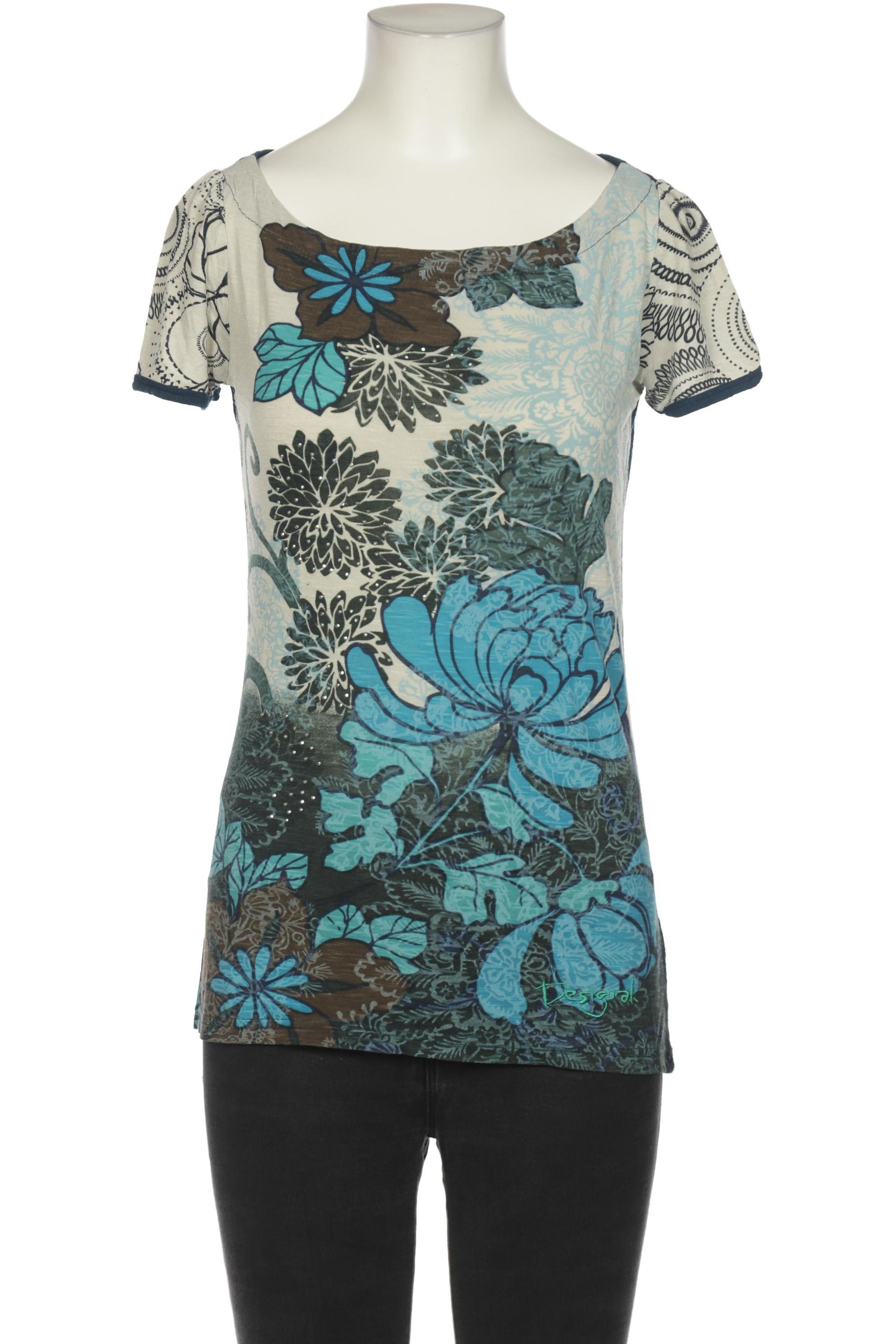 

Desigual Damen T-Shirt, blau