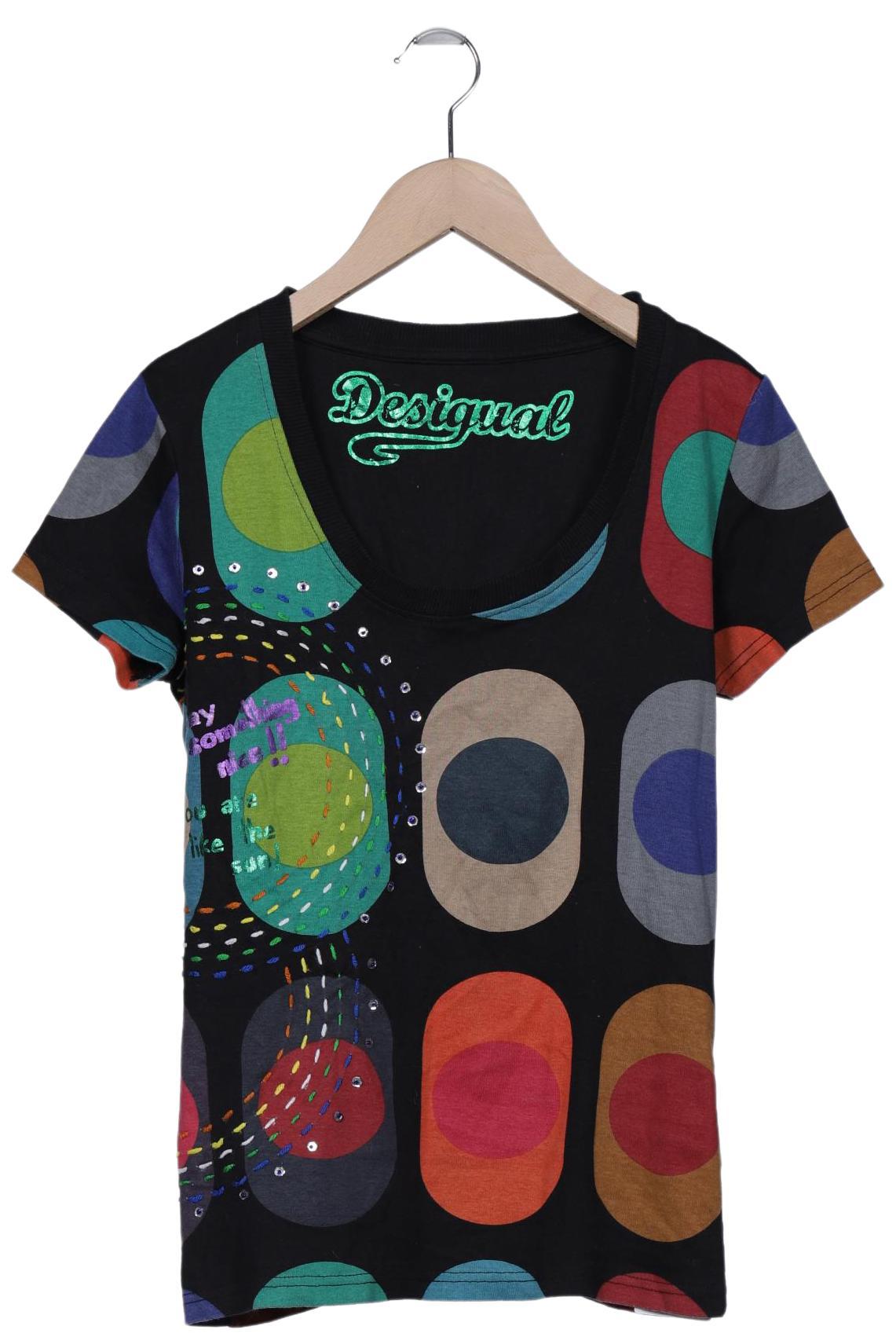 

Desigual Damen T-Shirt, schwarz, Gr. 38