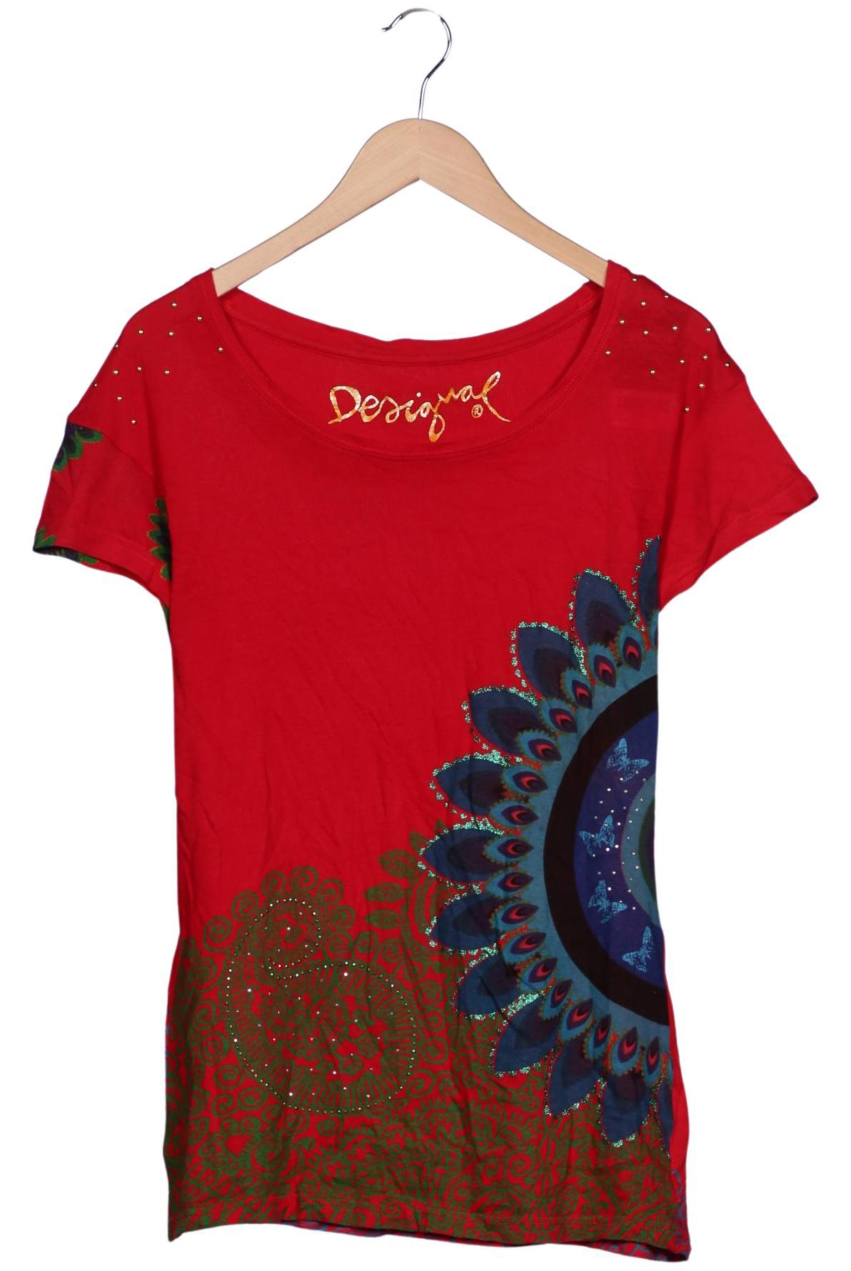 

Desigual Damen T-Shirt, rot, Gr. 38