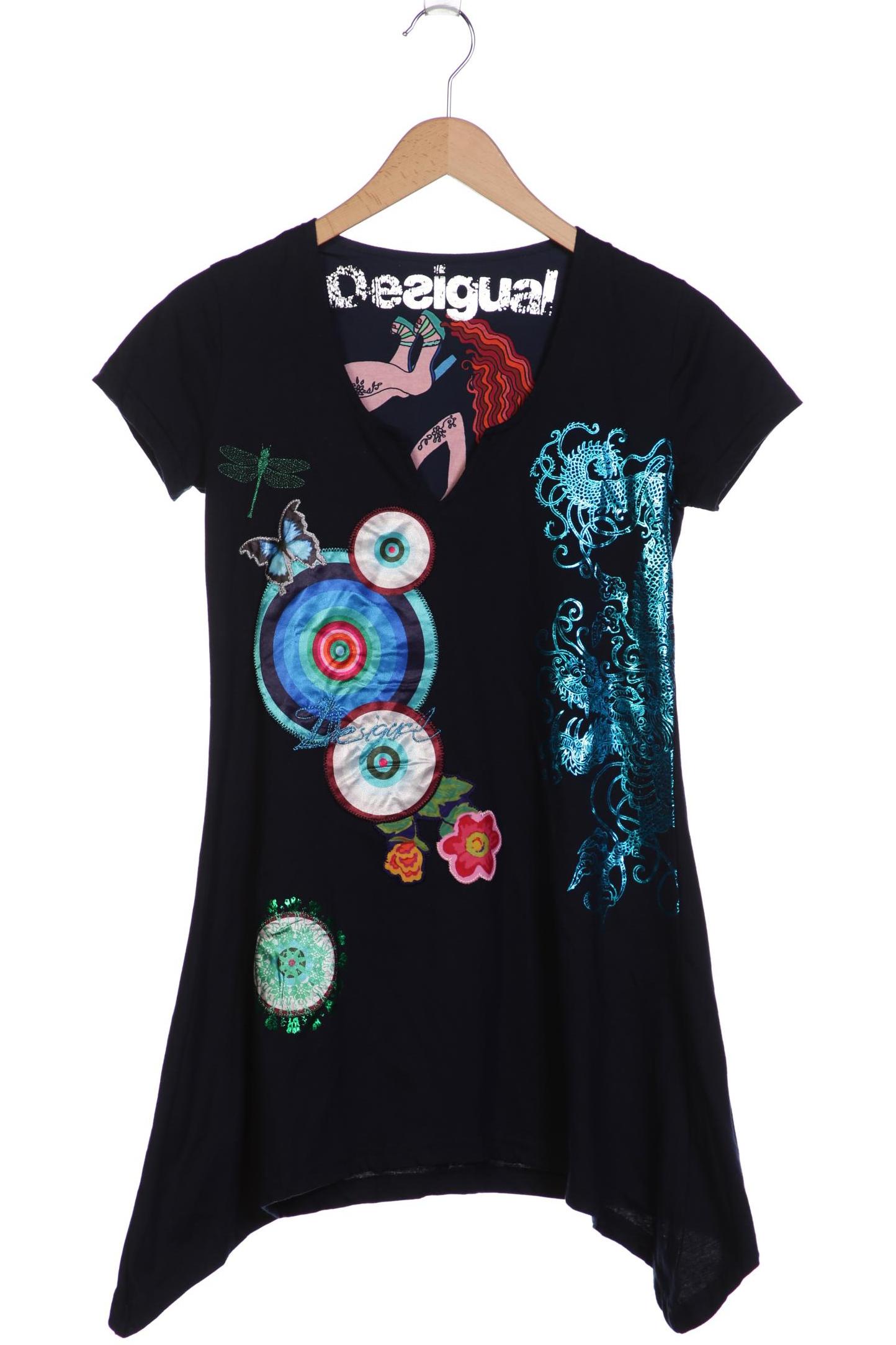 

Desigual Damen T-Shirt, marineblau, Gr. 38