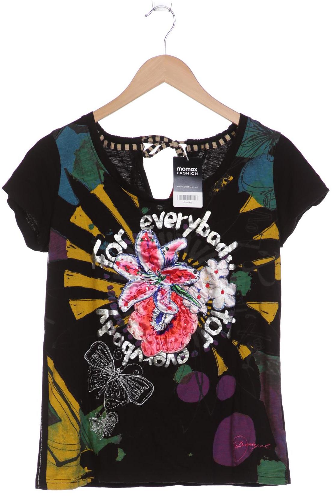 

Desigual Damen T-Shirt, schwarz