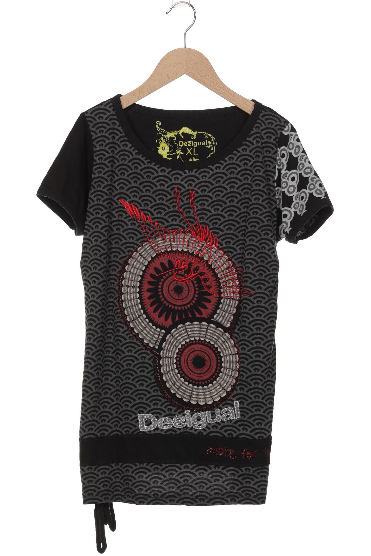 

Desigual Damen T-Shirt, schwarz, Gr. 44