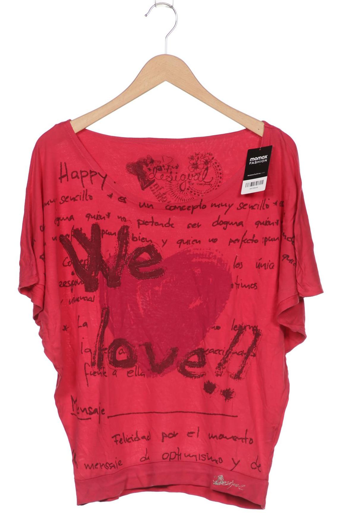 

Desigual Damen T-Shirt, pink, Gr. 36