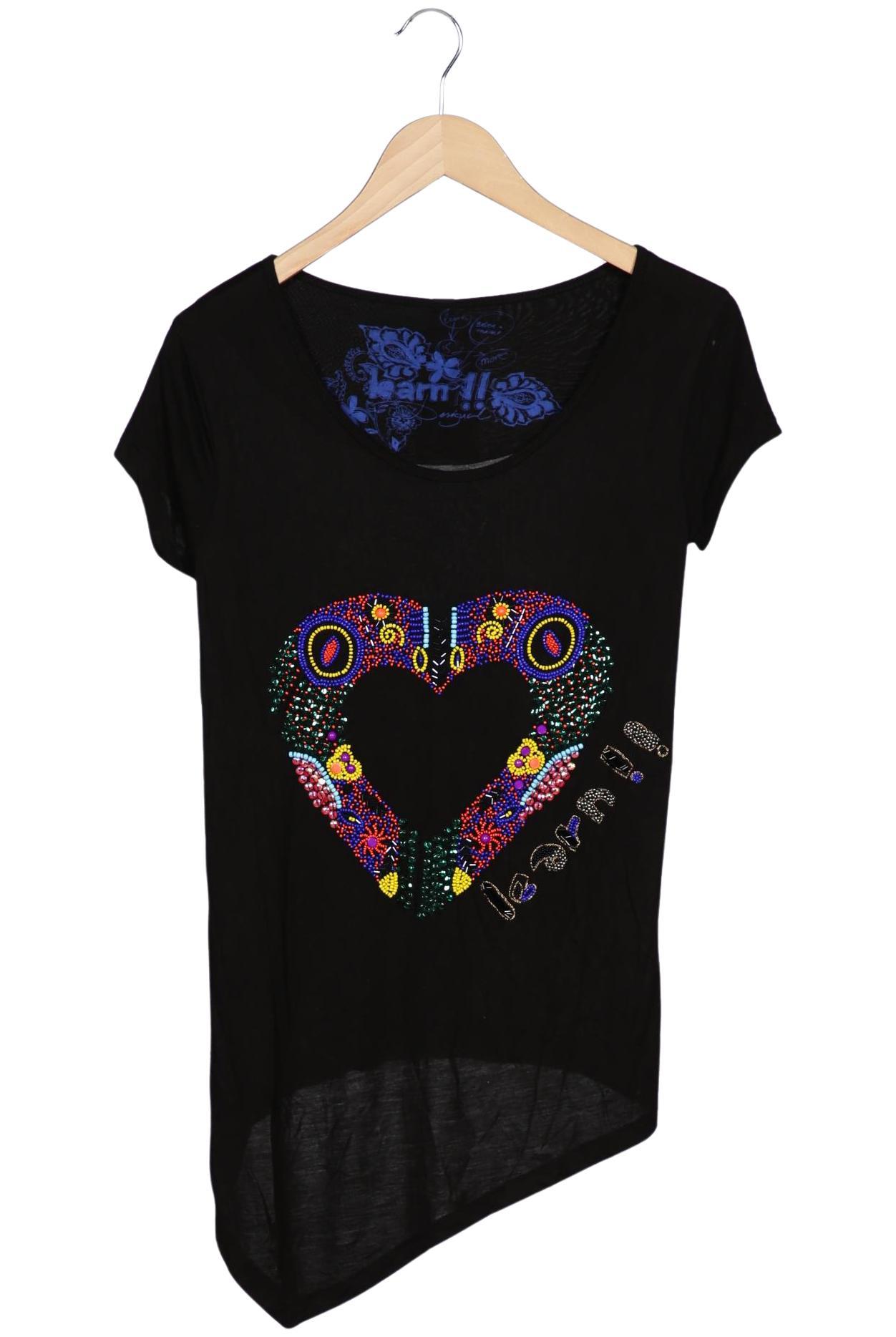 

Desigual Damen T-Shirt, schwarz, Gr. 36