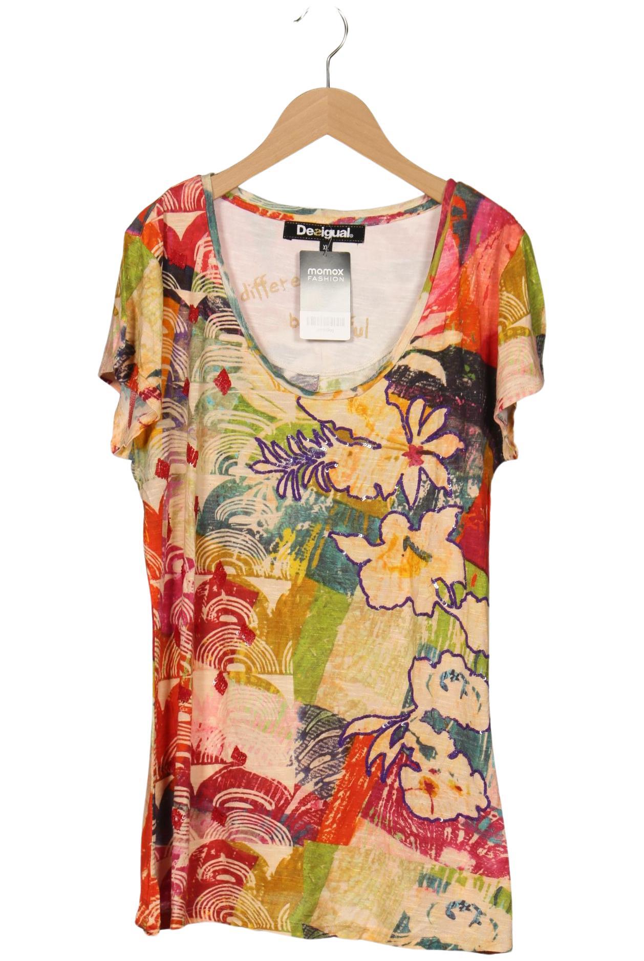 

Desigual Damen T-Shirt, mehrfarbig, Gr. 44