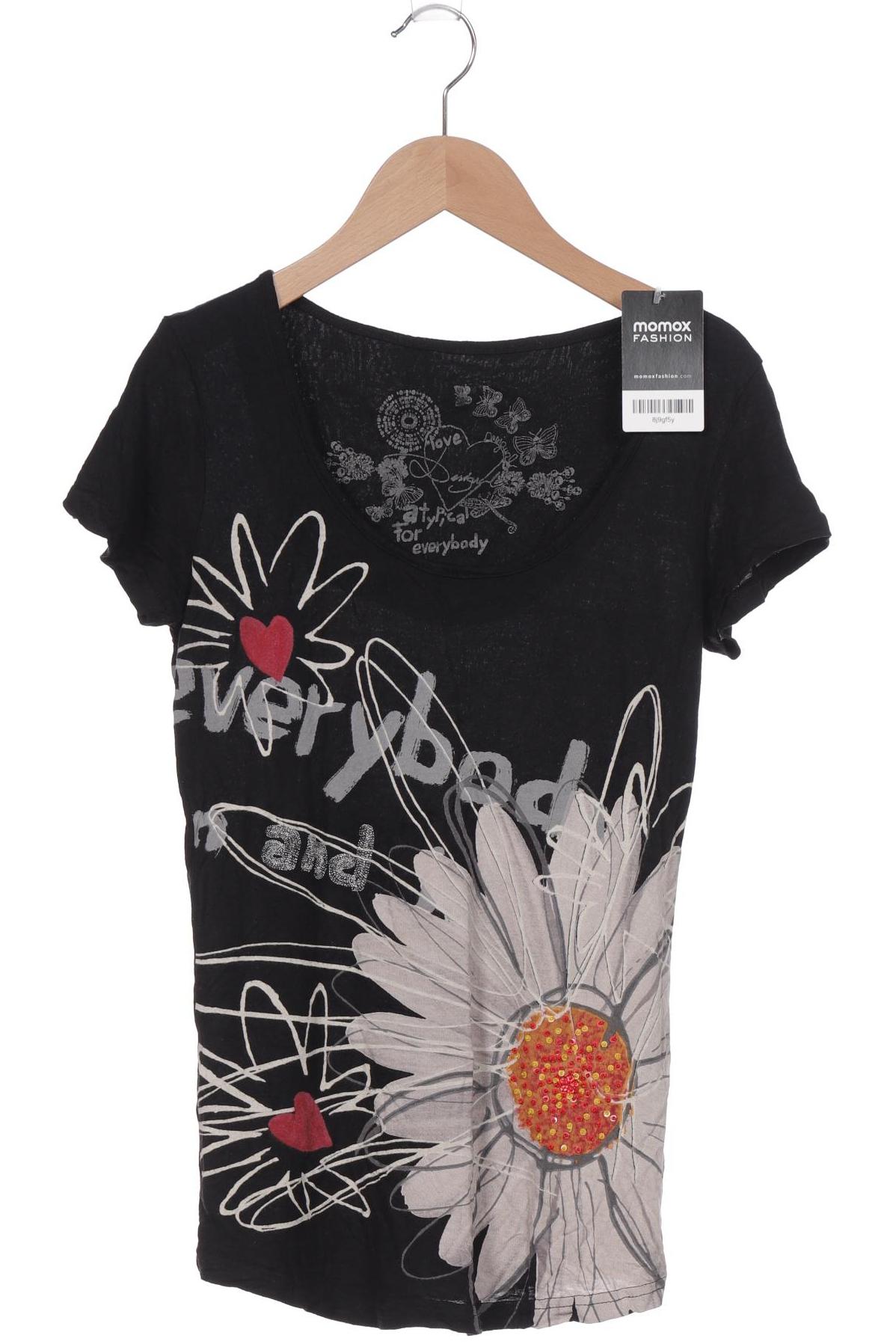 

Desigual Damen T-Shirt, schwarz, Gr. 38