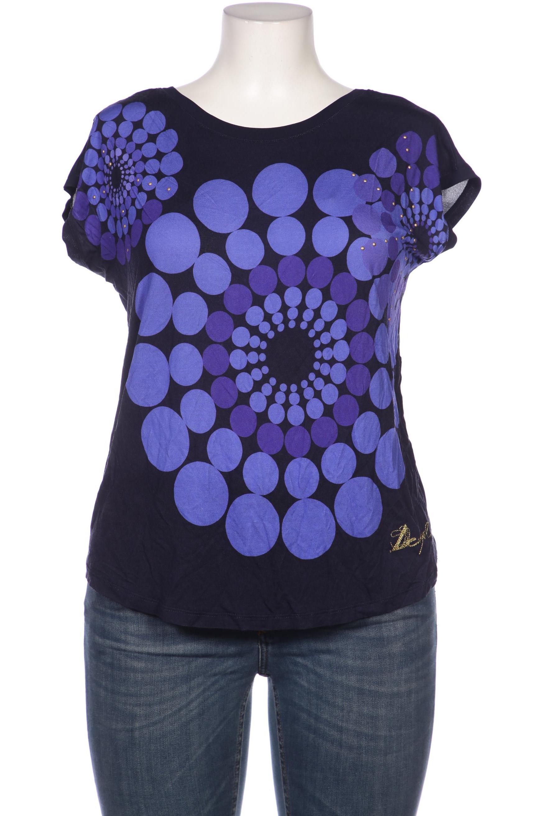 

Desigual Damen T-Shirt, marineblau, Gr. 42